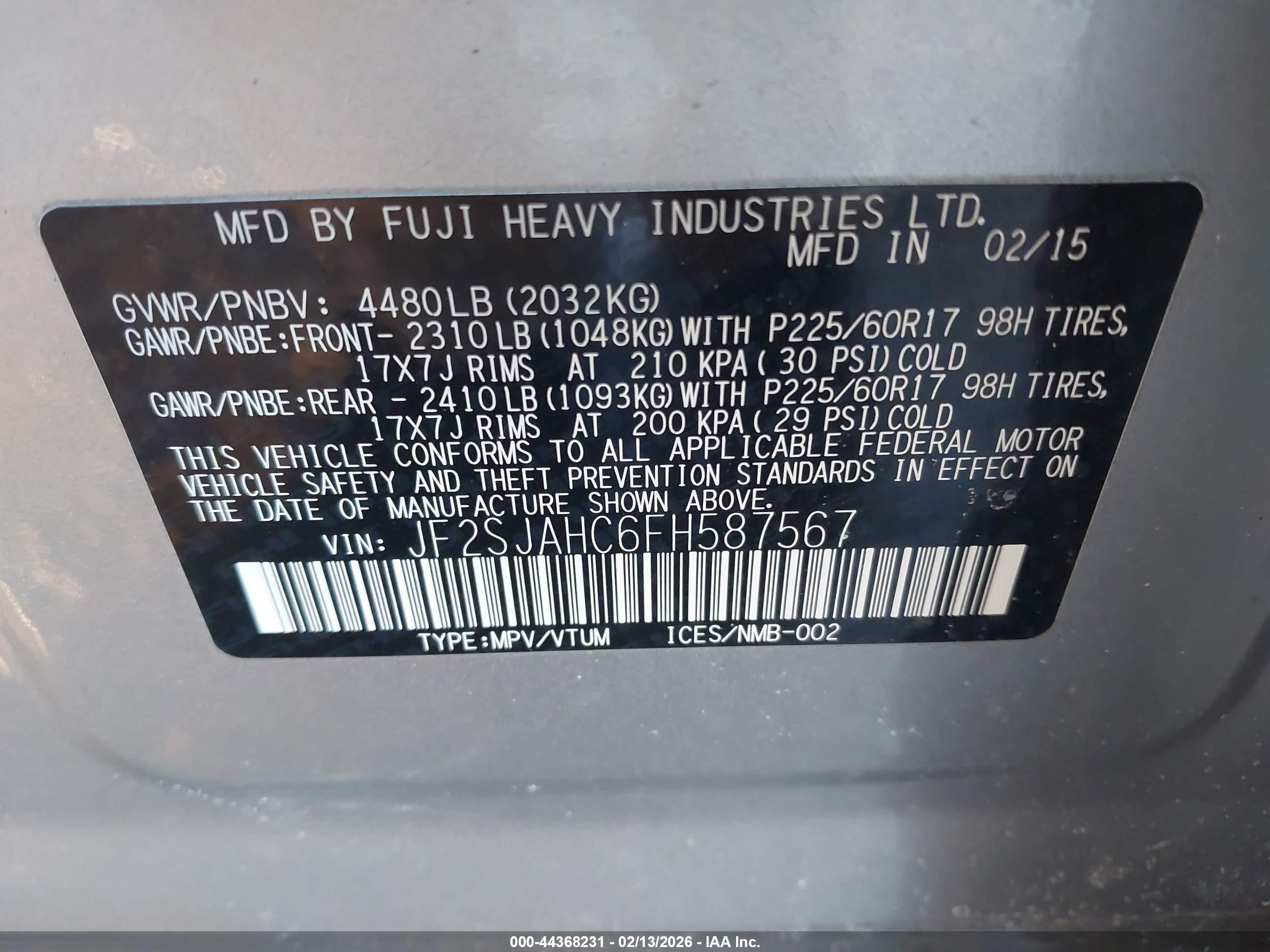 SUBARU FORESTER image 9