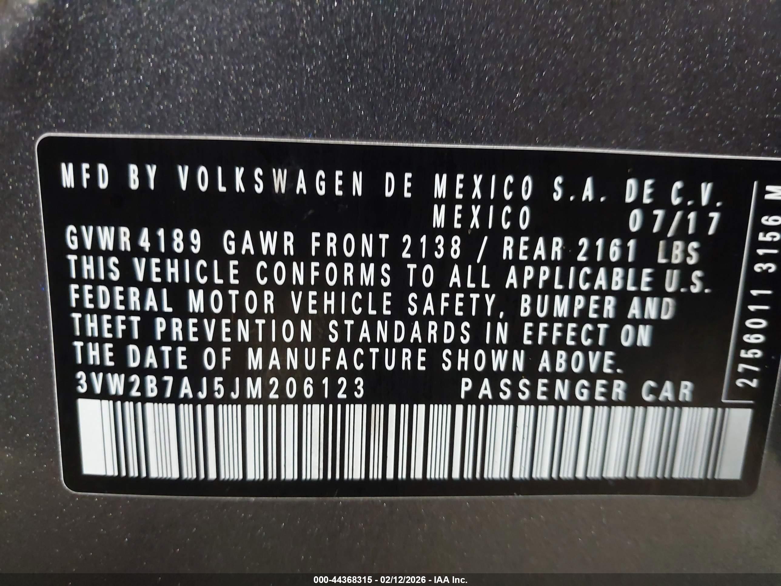 VOLKSWAGEN JETTA image 9