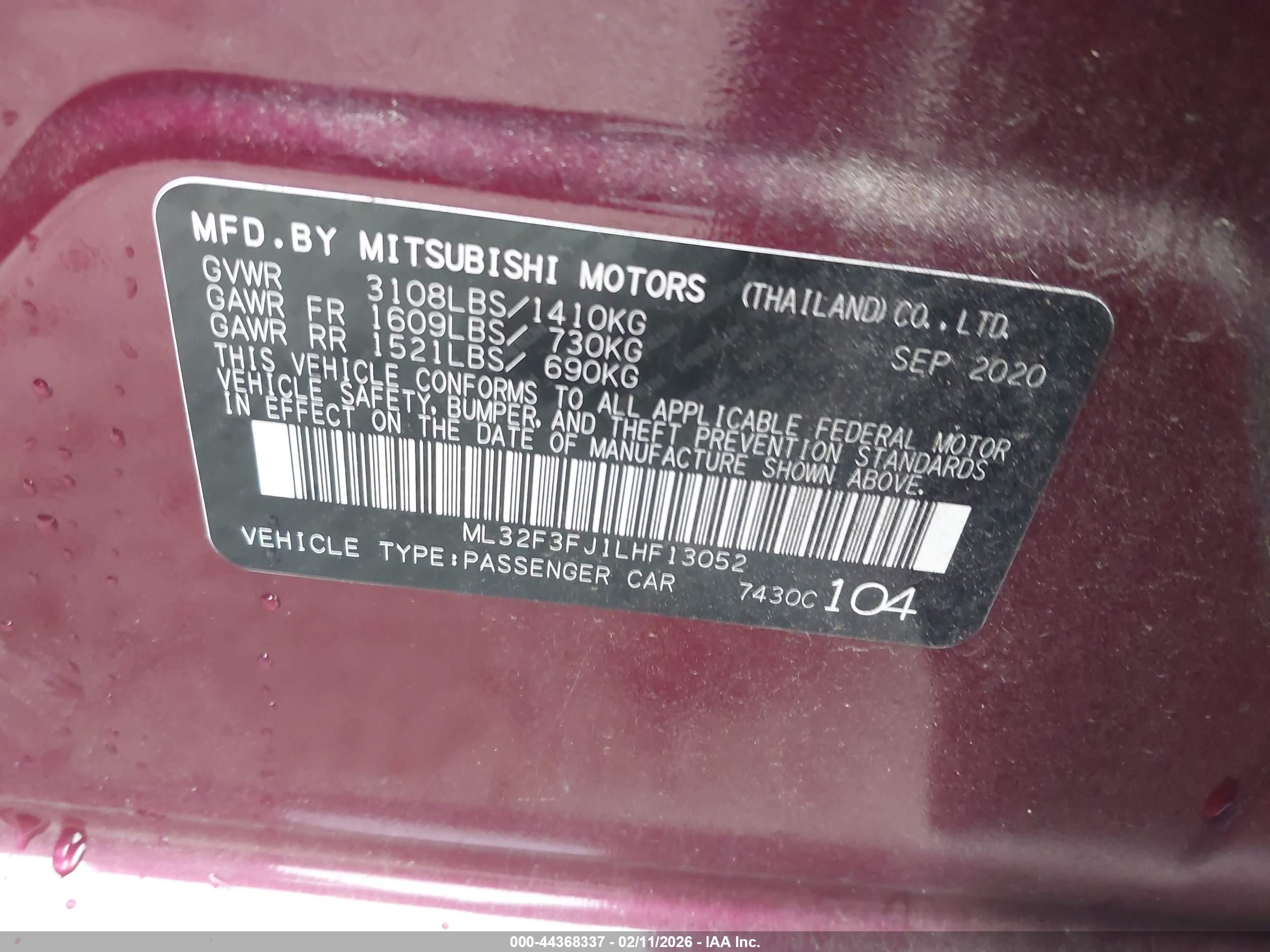 MITSUBISHI MIRAGE image 9
