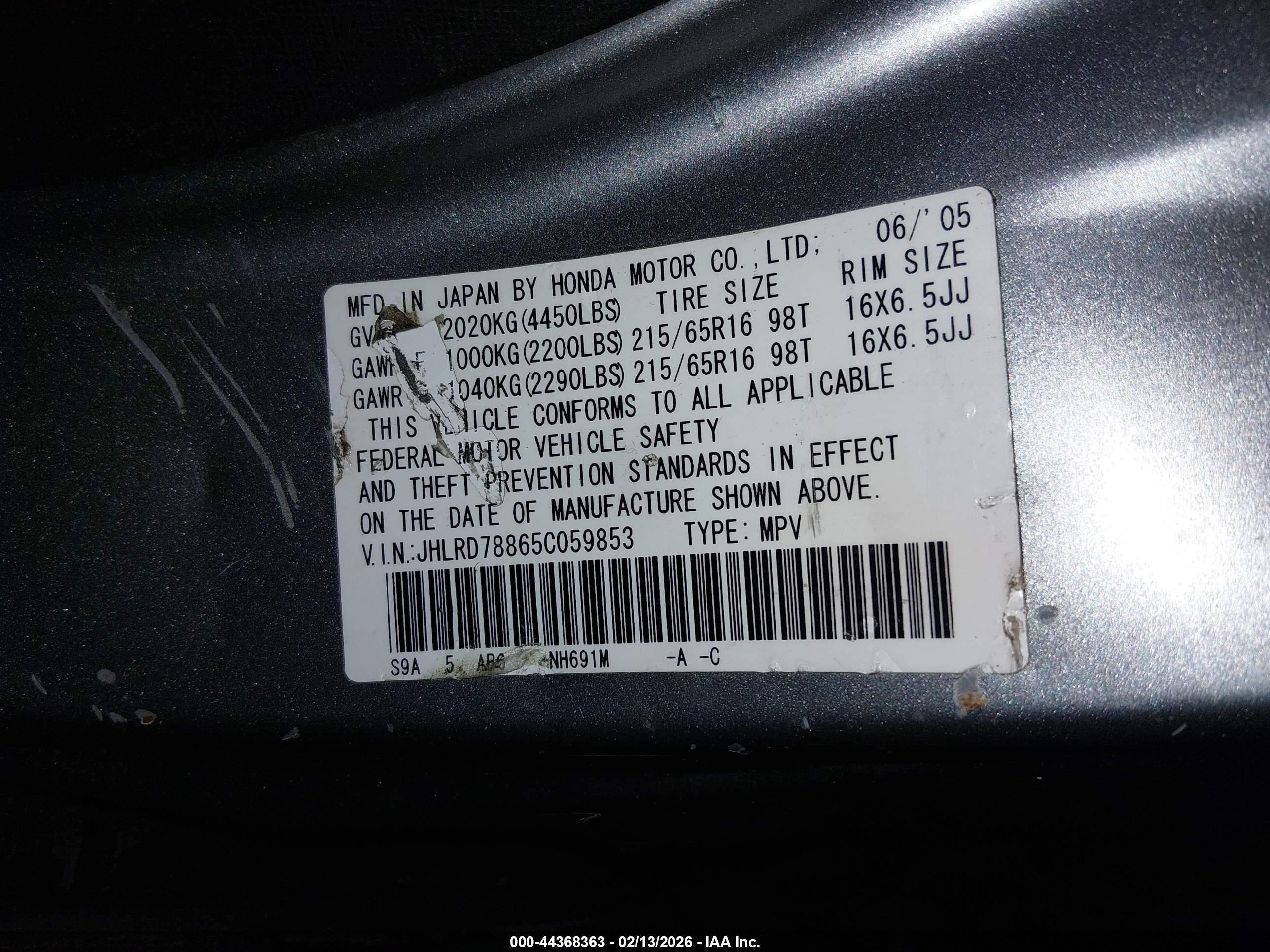 HONDA CR-V image 9