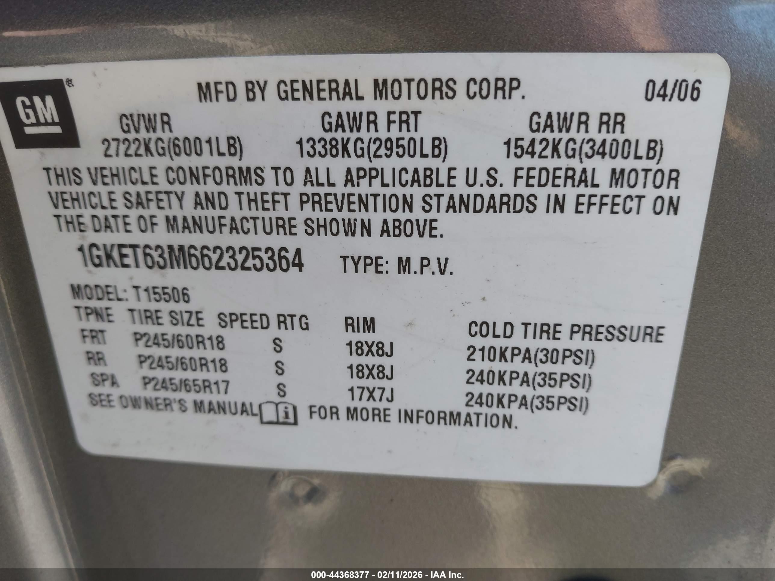 GMC ENVOY image 9