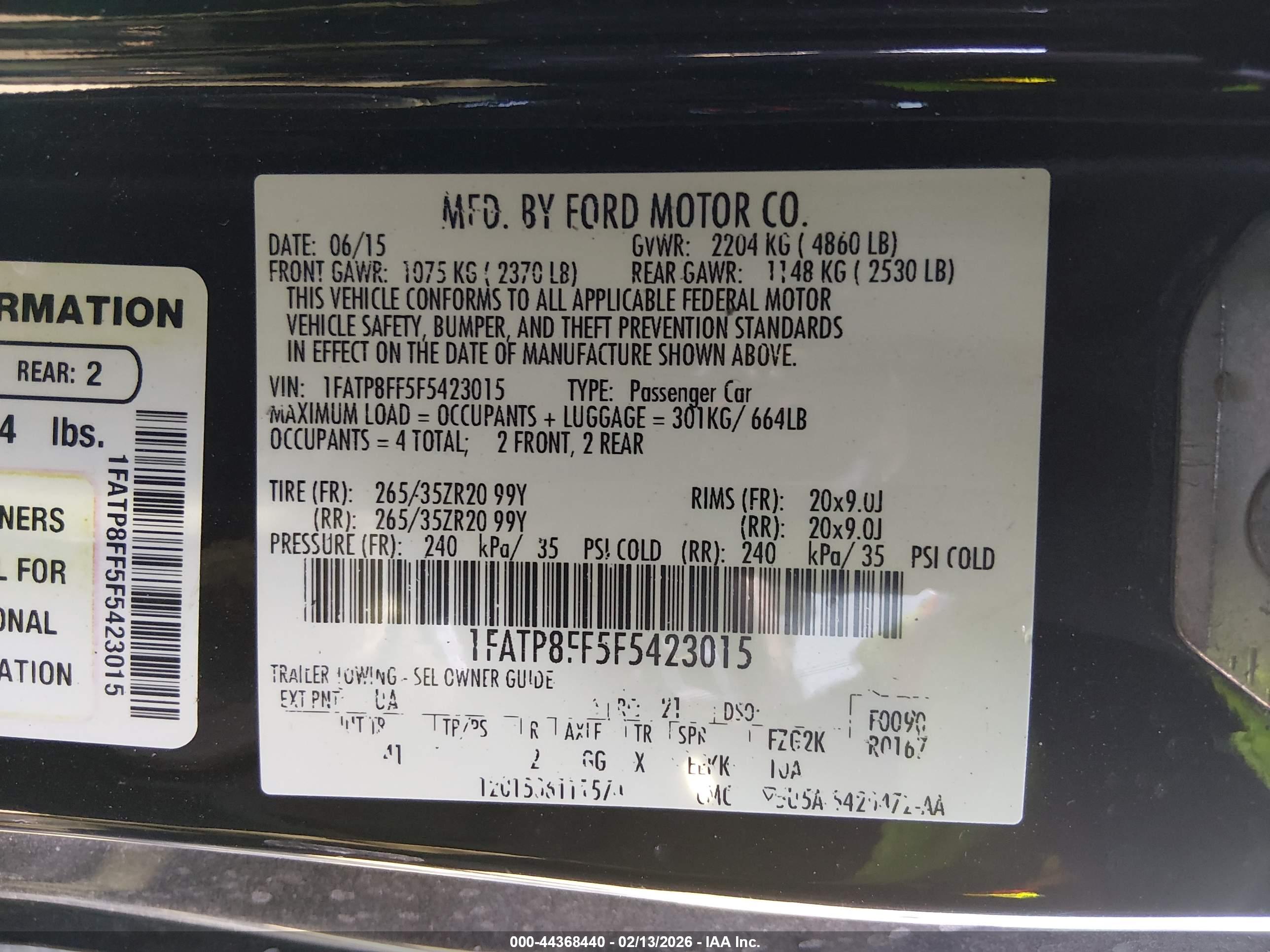 FORD MUSTANG image 9