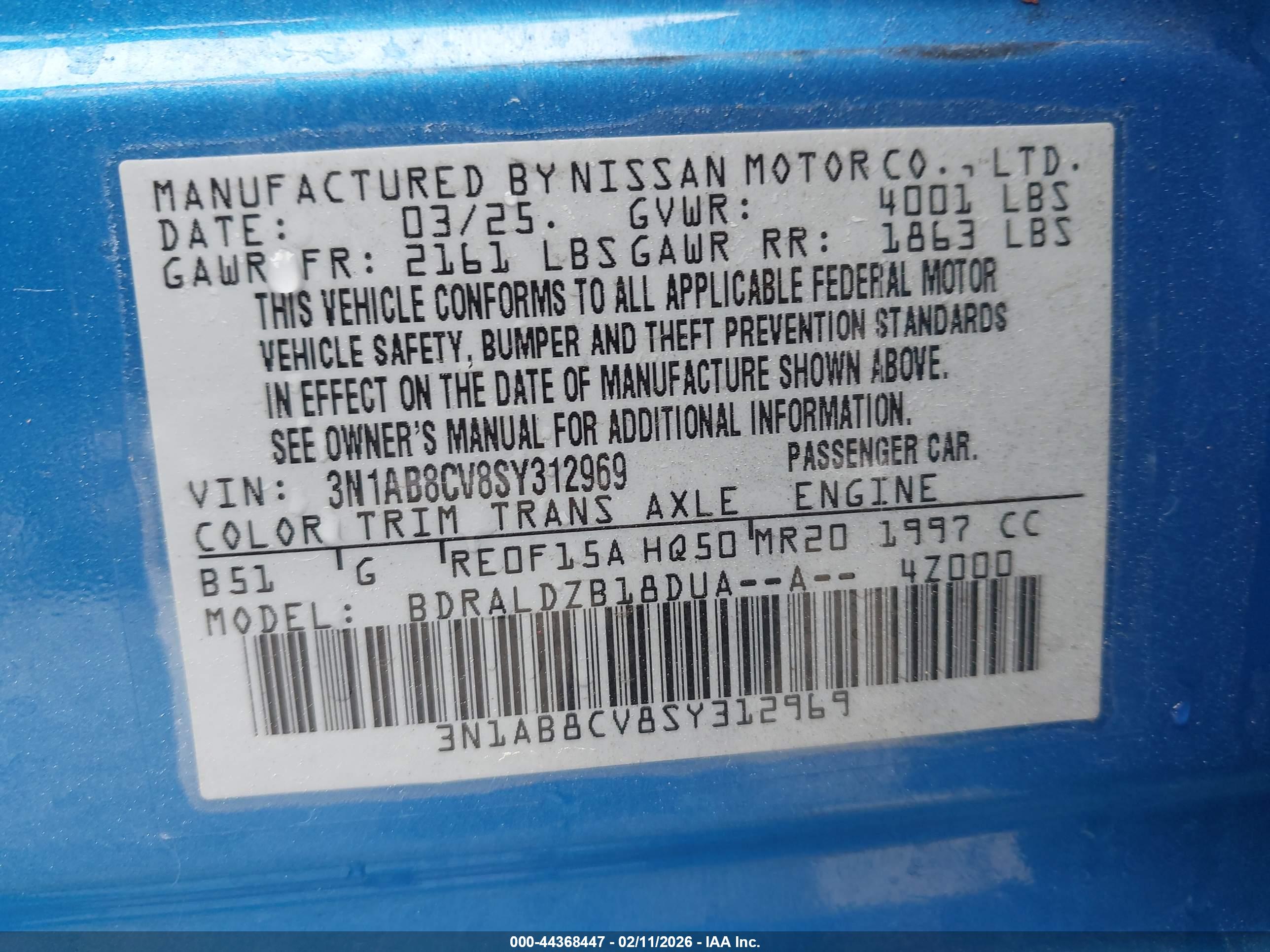 NISSAN SENTRA image 9
