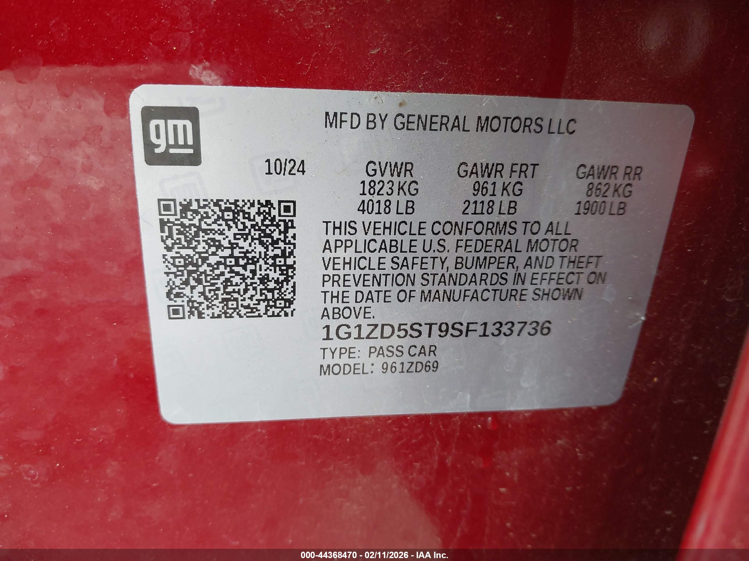 CHEVROLET MALIBU image 9