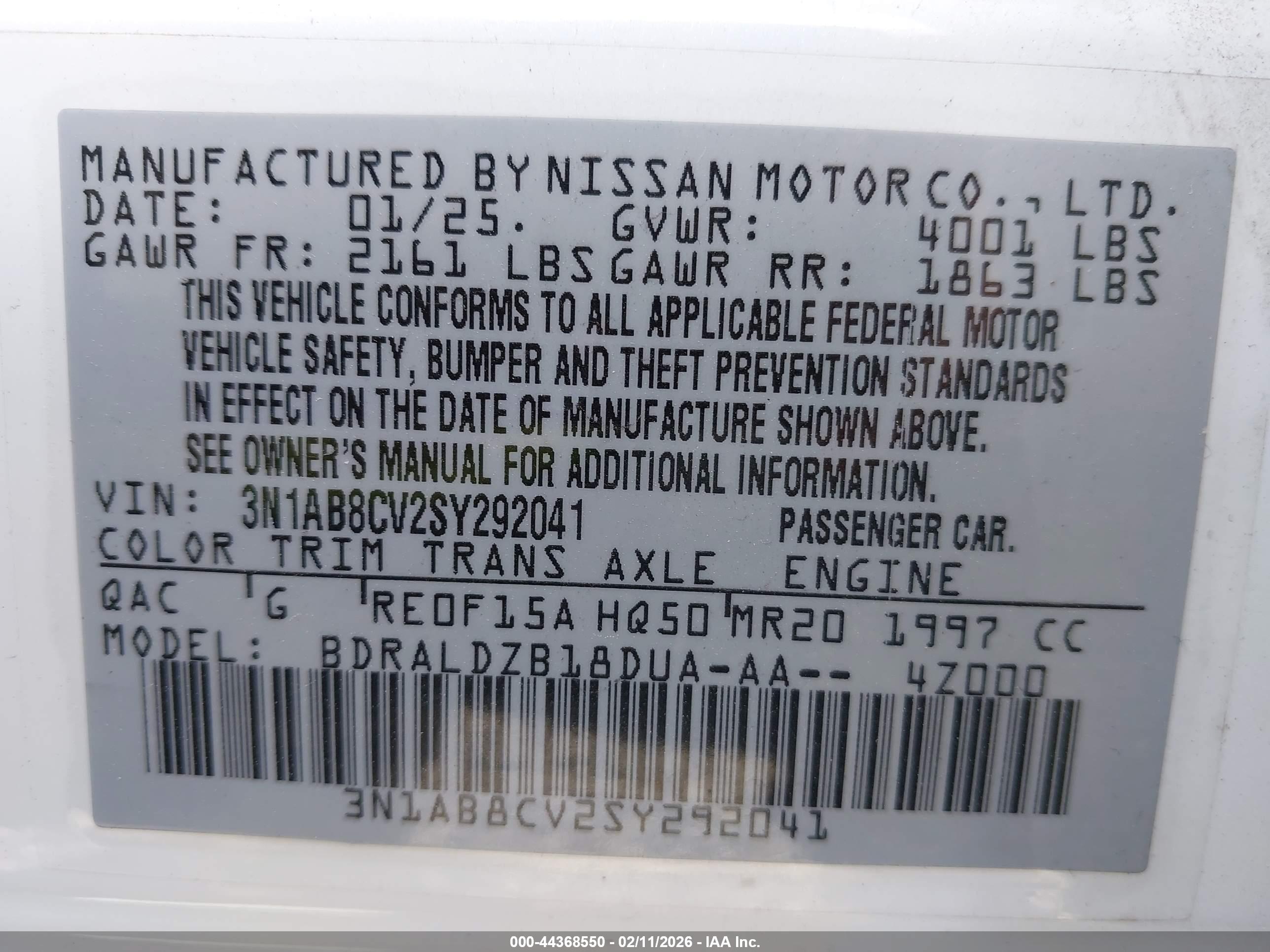 NISSAN SENTRA image 9