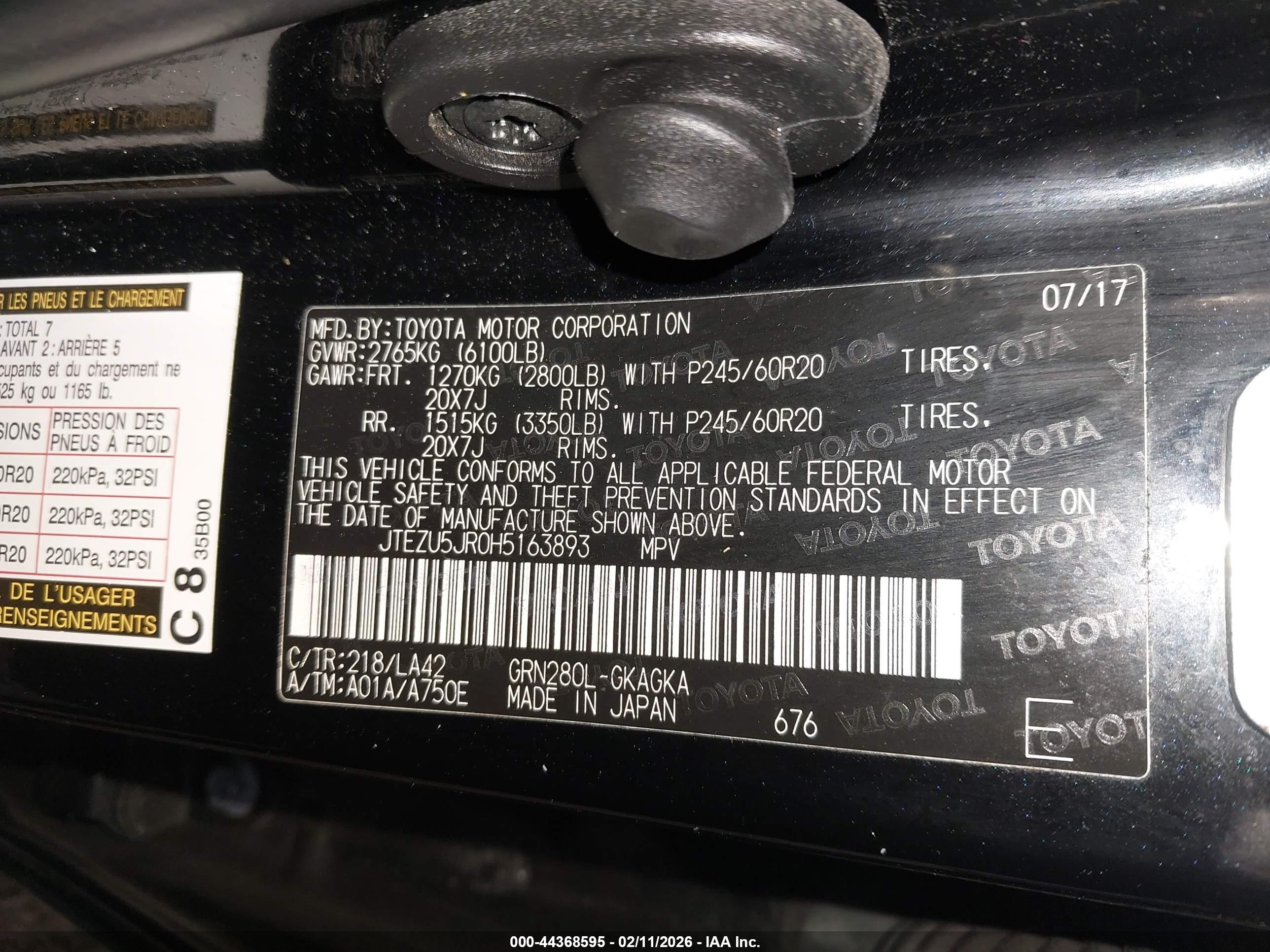 TOYOTA 4RUNNER image 9