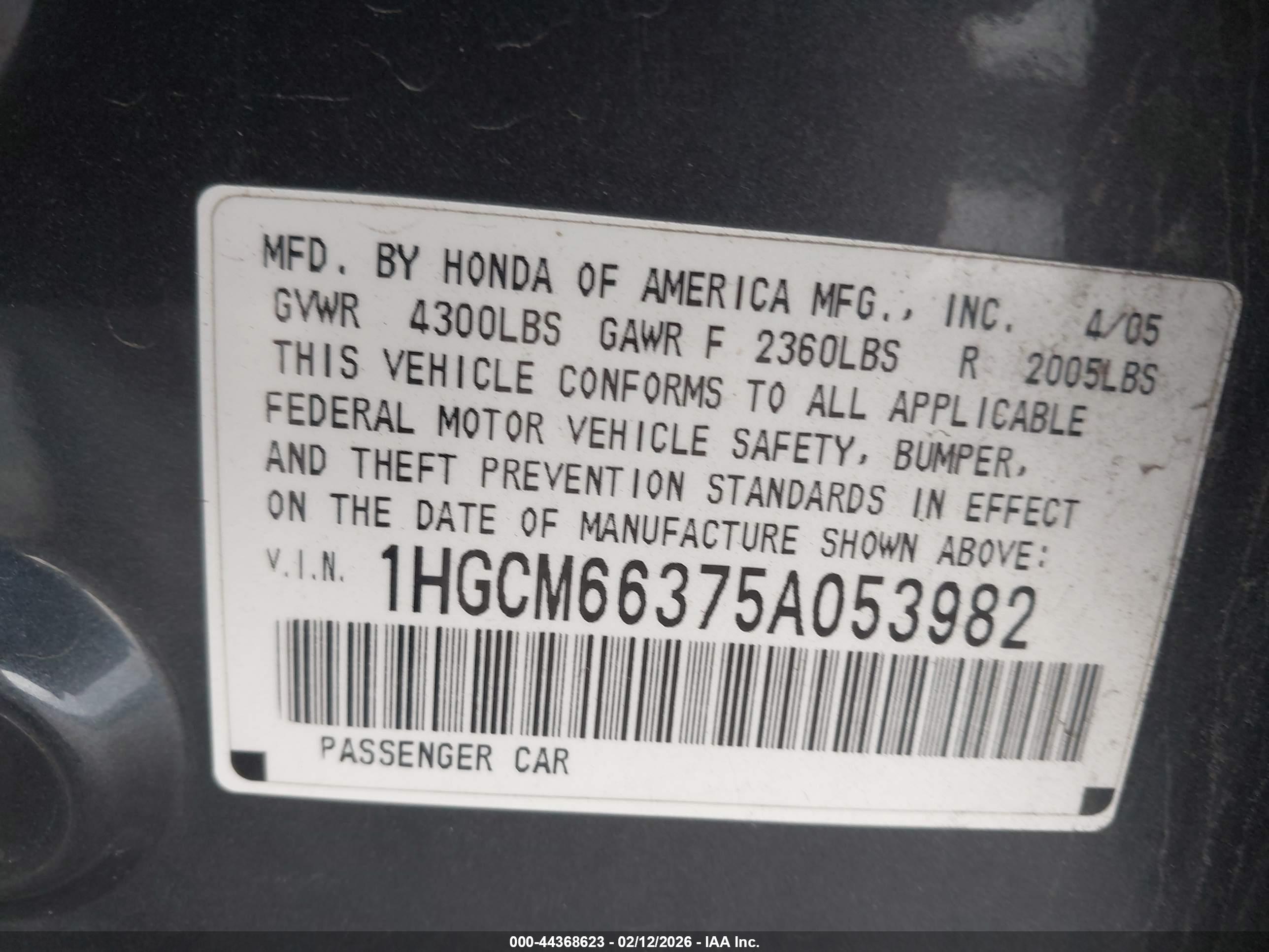 HONDA ACCORD image 9