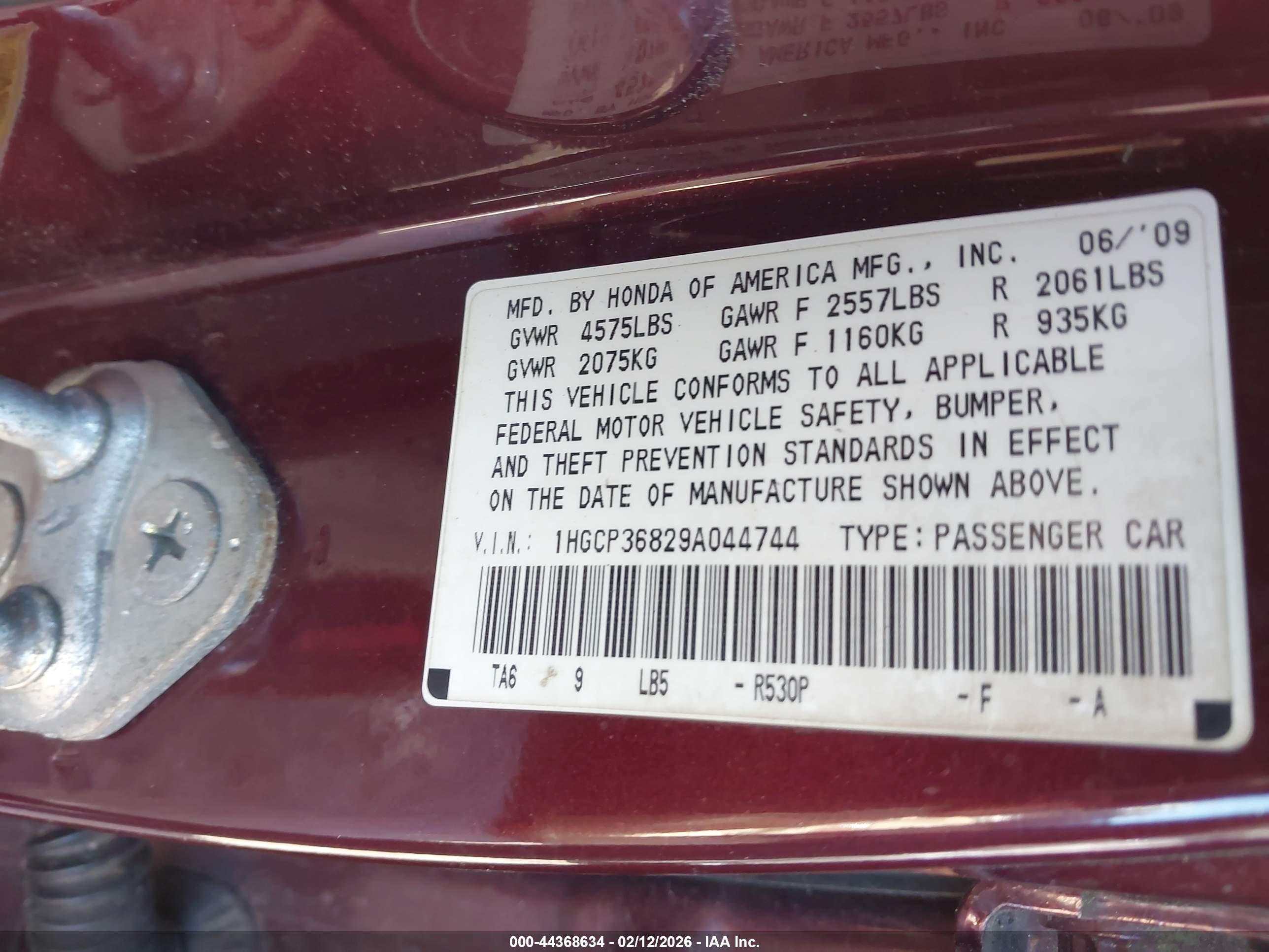 HONDA ACCORD image 9