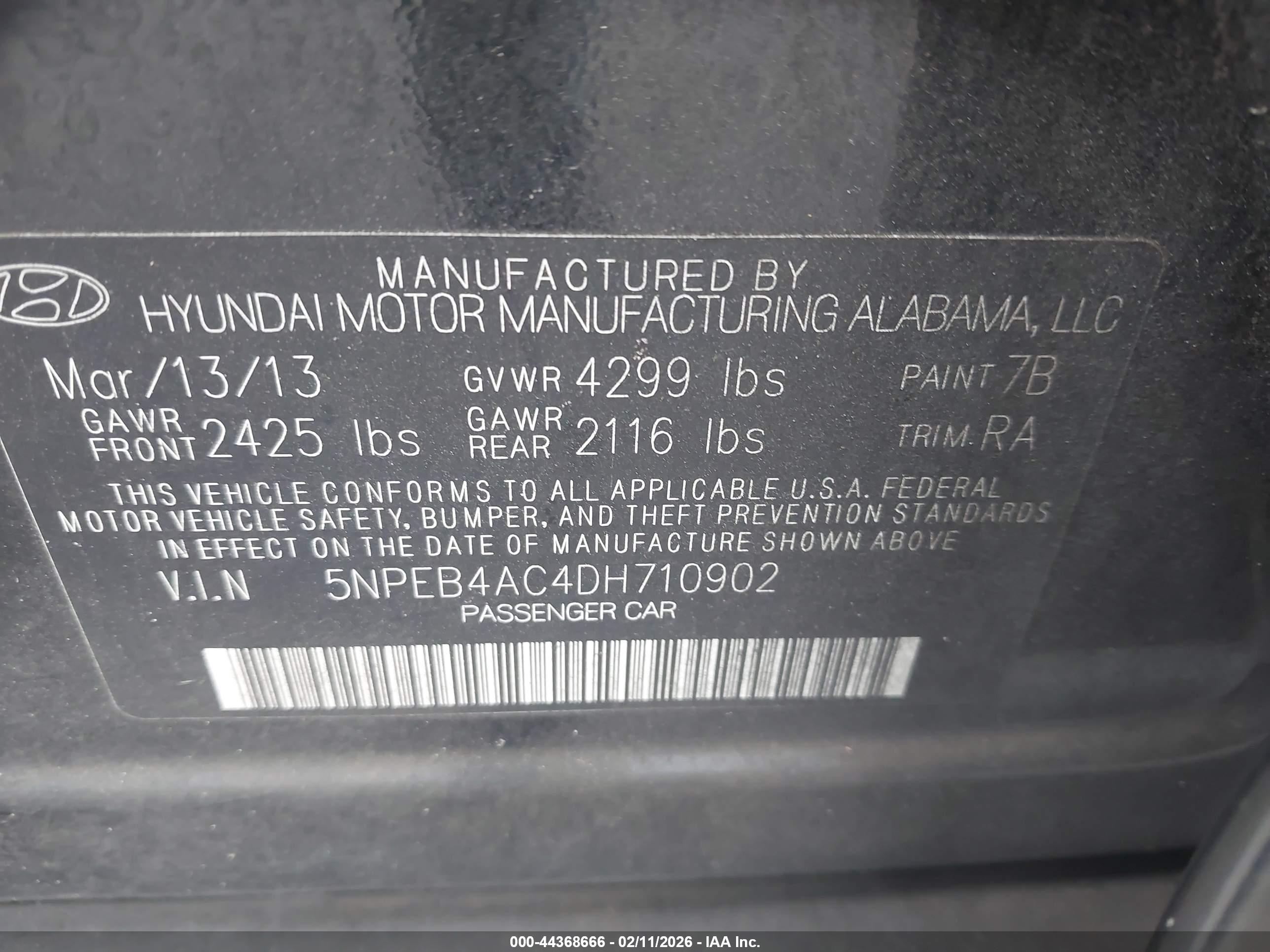HYUNDAI SONATA image 9