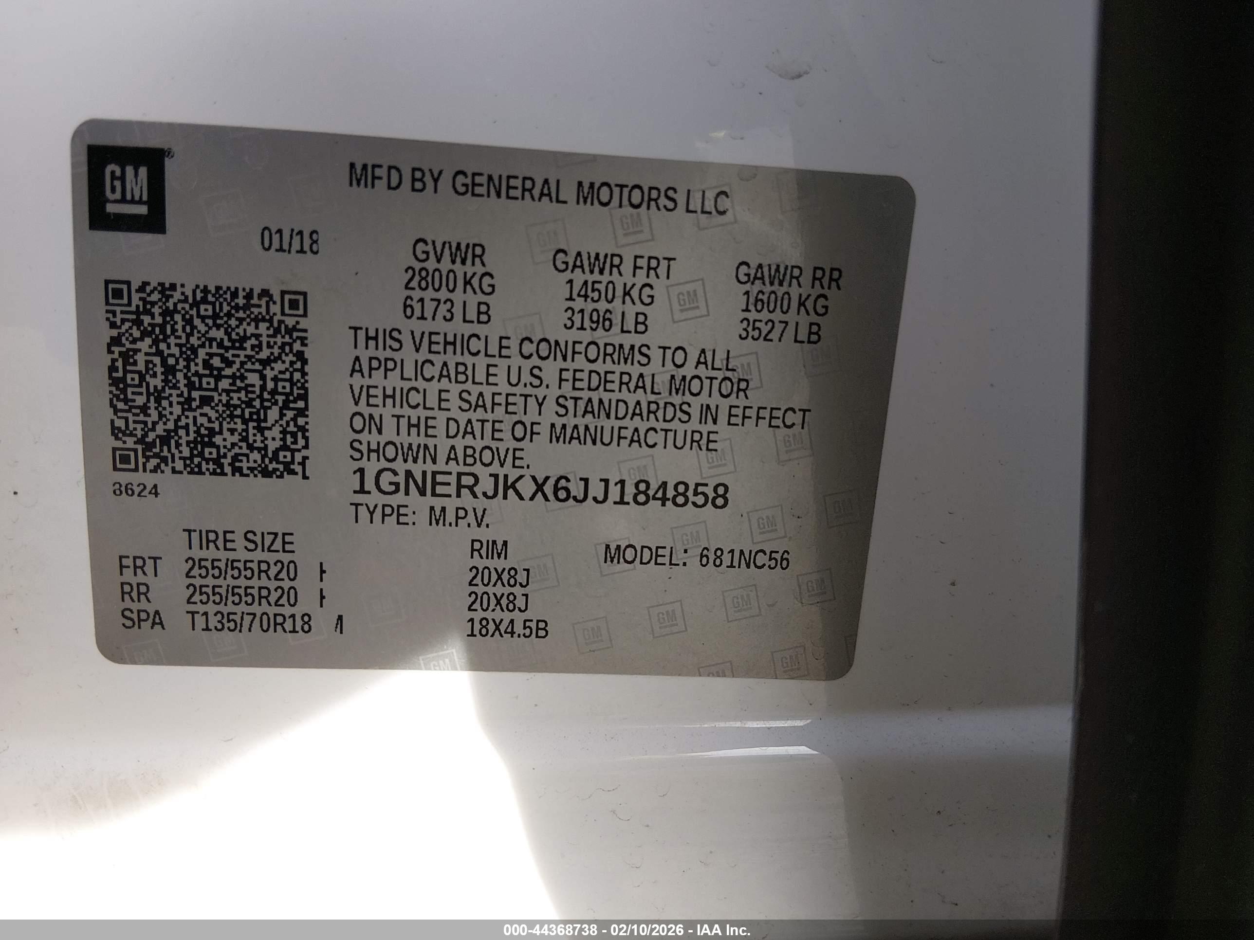 CHEVROLET TRAVERSE image 9