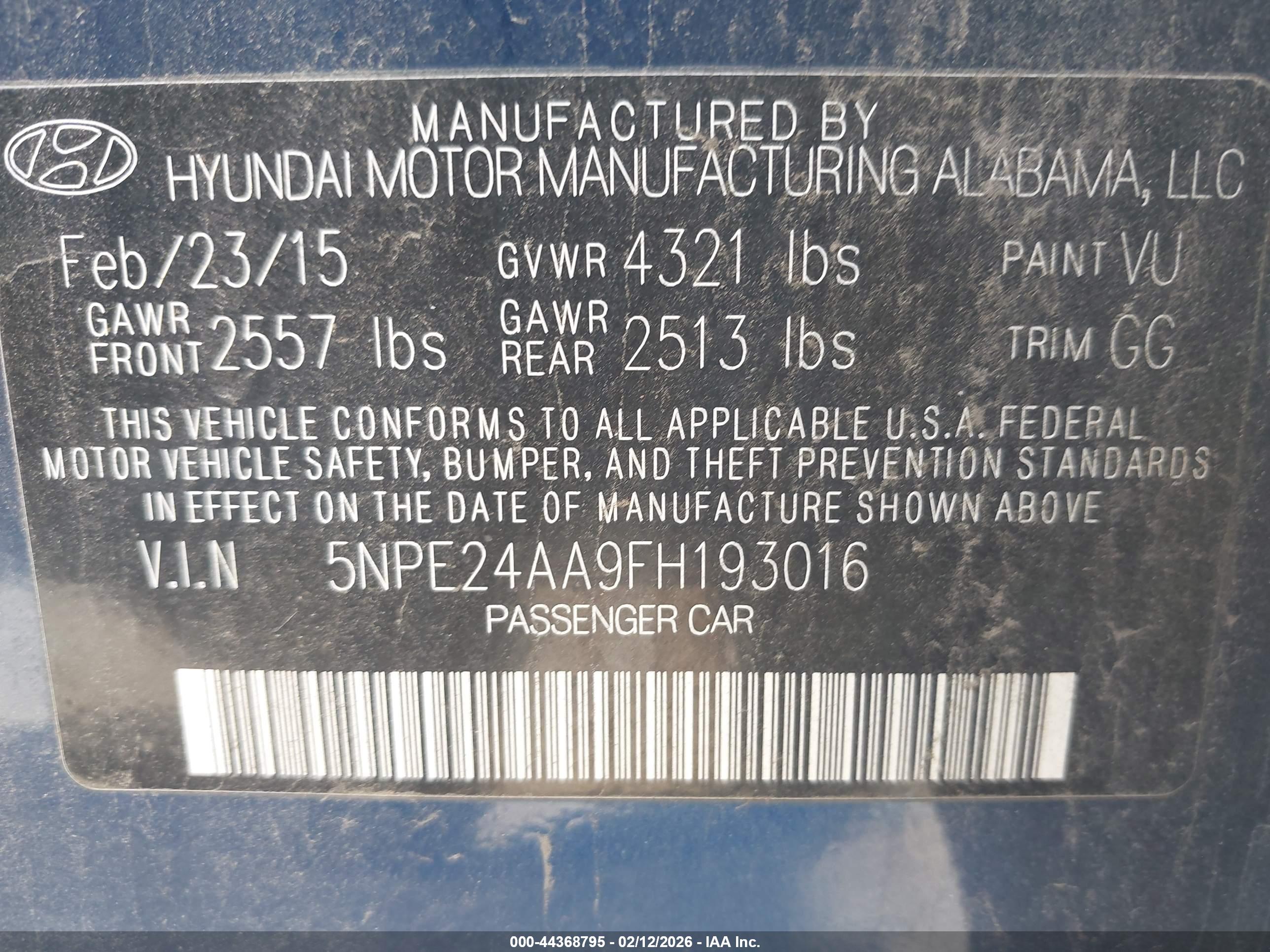 HYUNDAI SONATA image 9