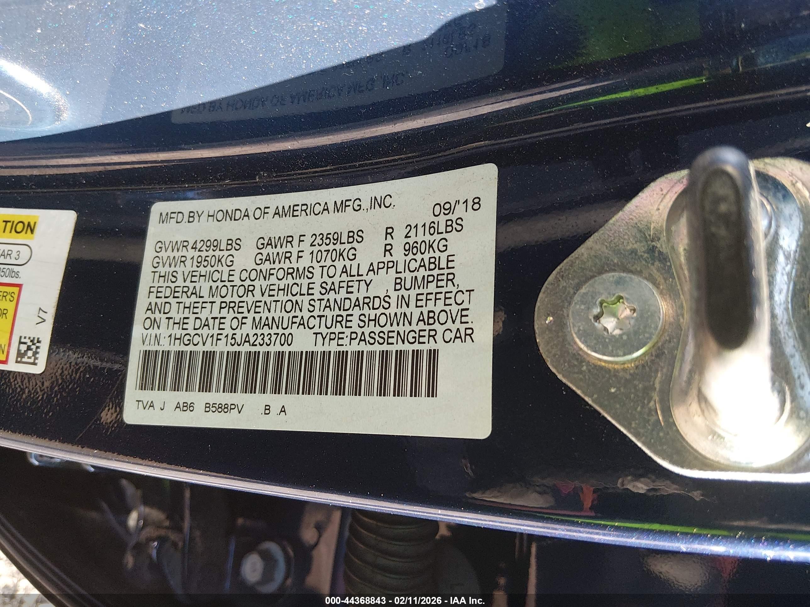 HONDA ACCORD image 9