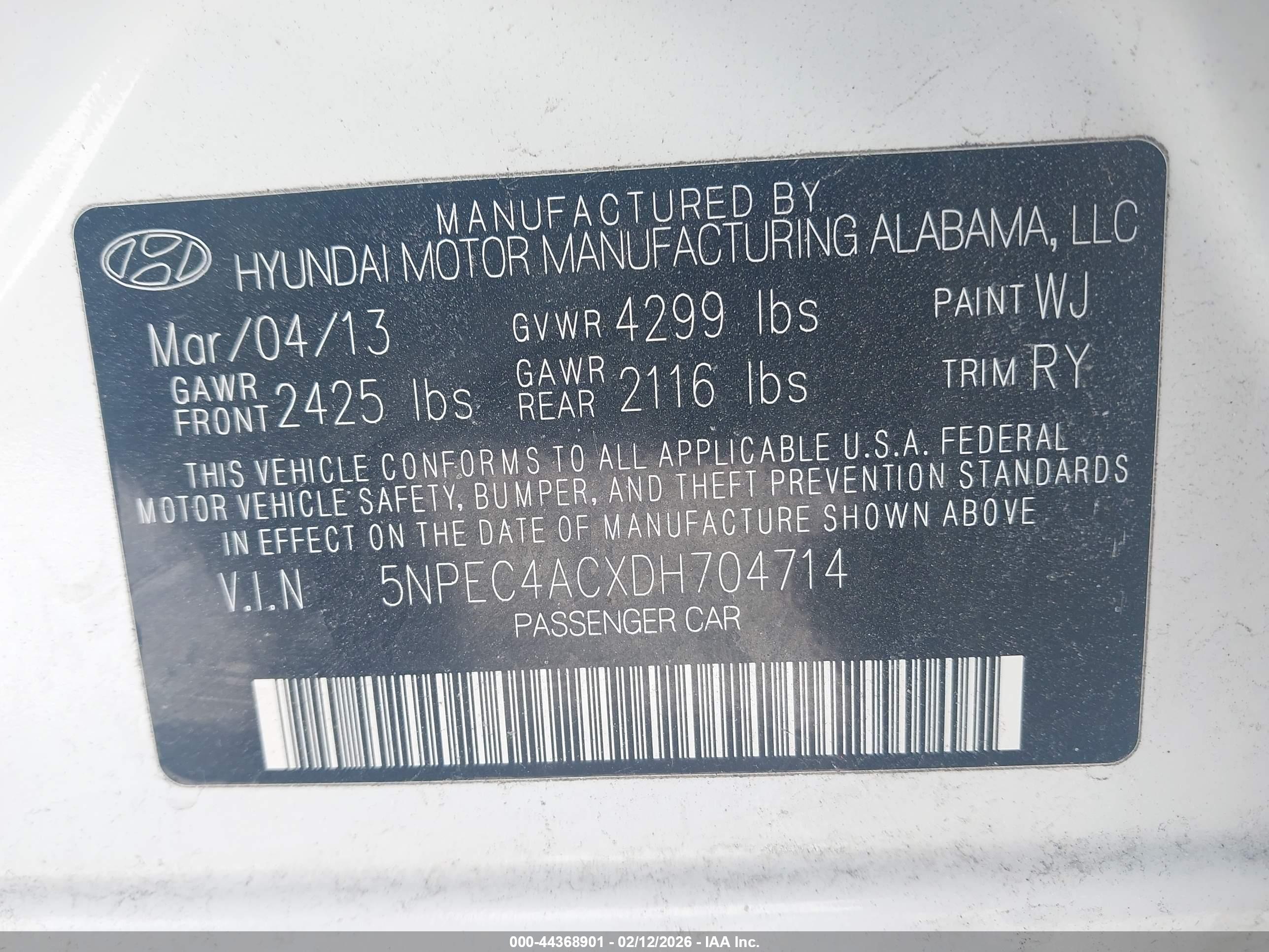 HYUNDAI SONATA image 9
