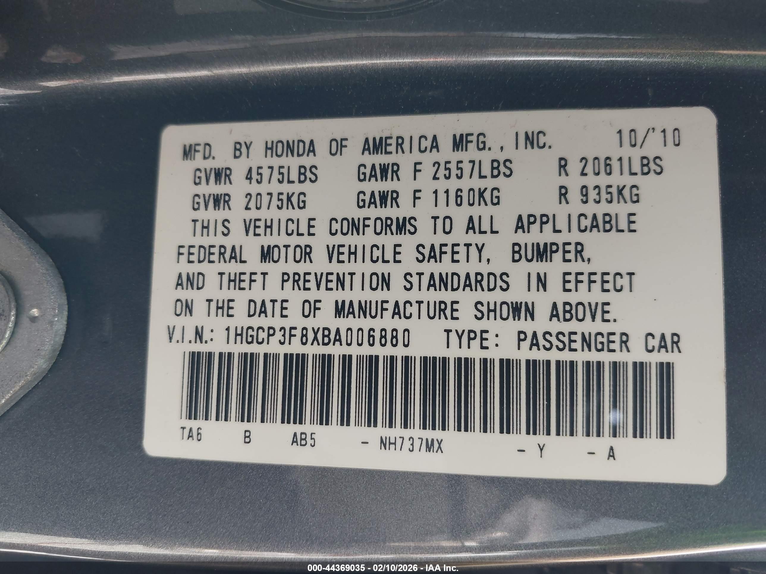 HONDA ACCORD image 9