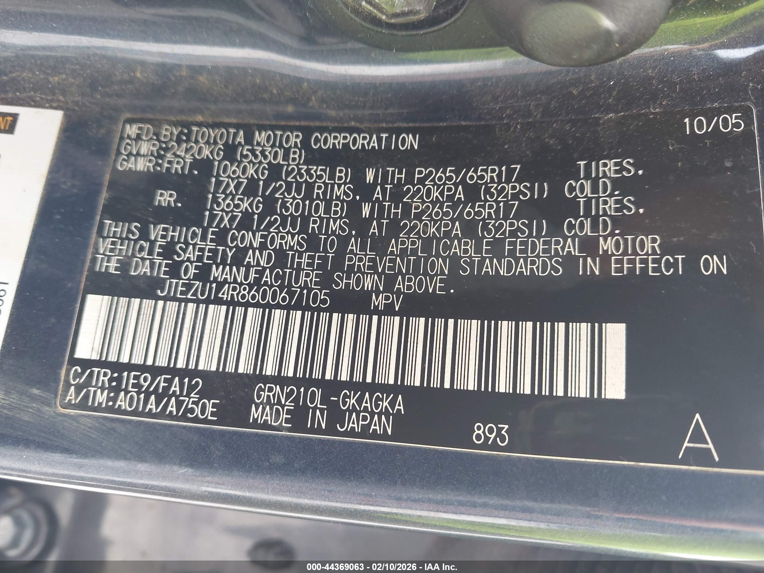 TOYOTA 4RUNNER image 9