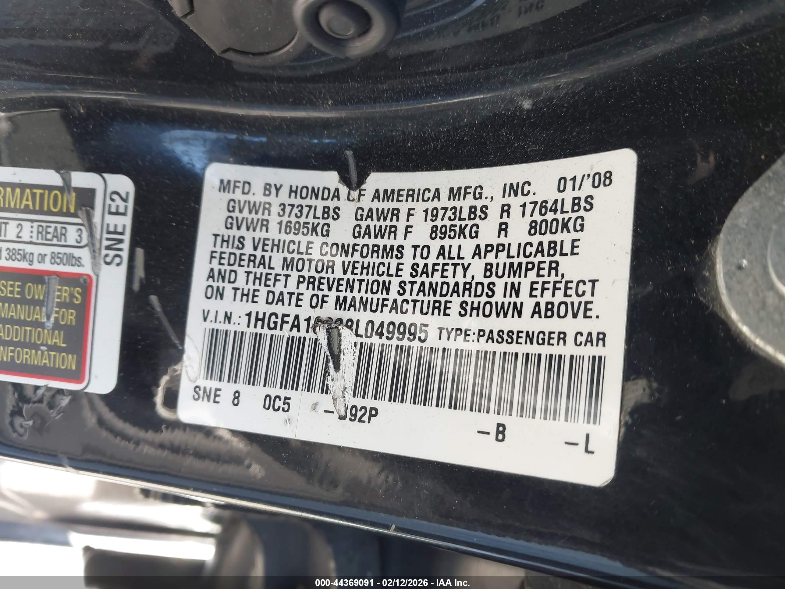 HONDA CIVIC image 9