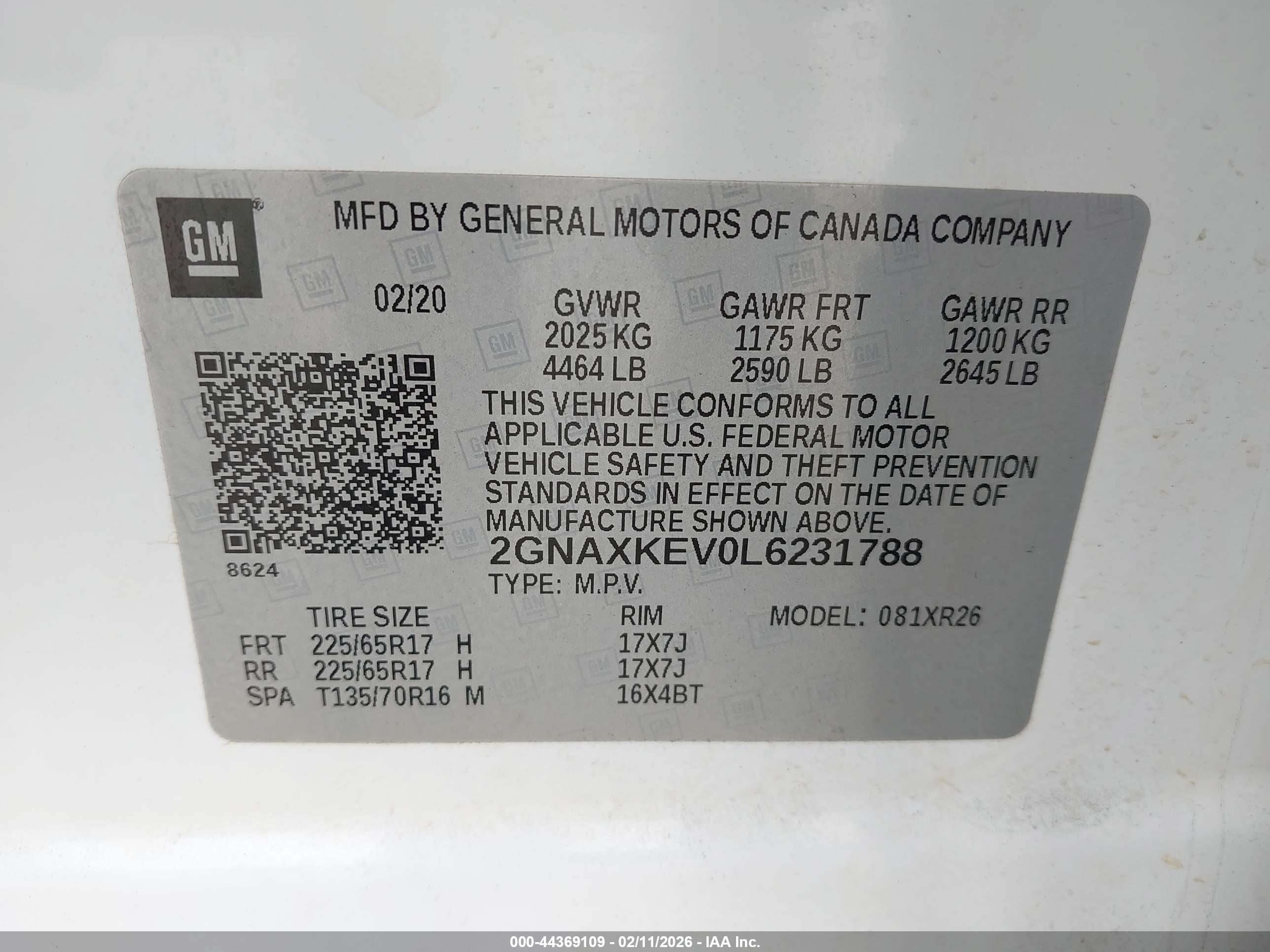 CHEVROLET EQUINOX image 9