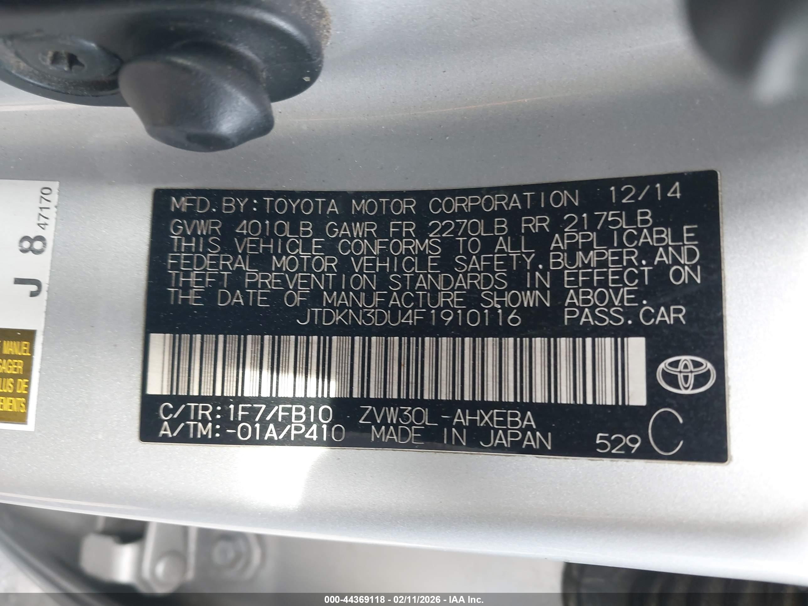 TOYOTA PRIUS image 9