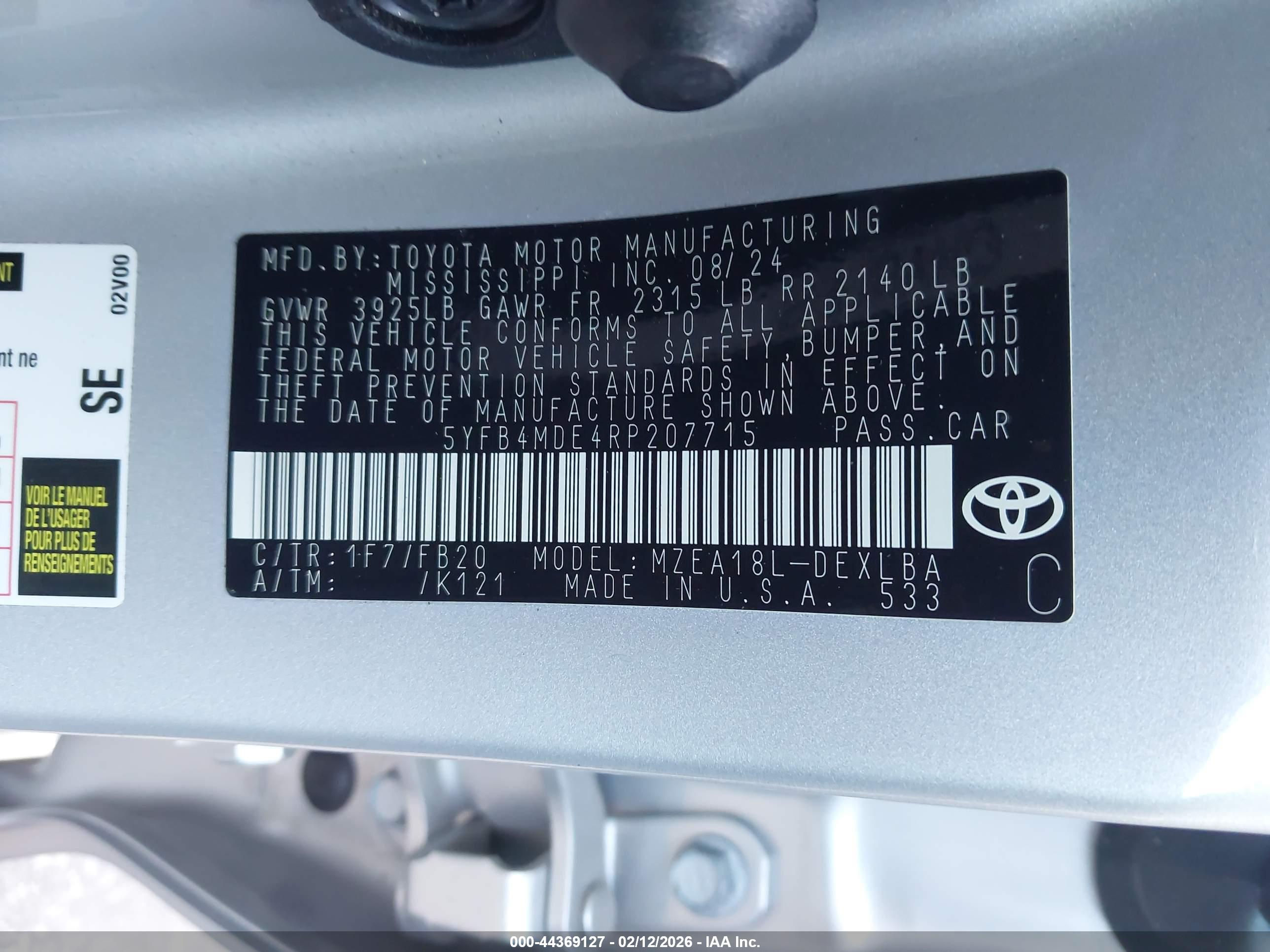TOYOTA COROLLA image 9
