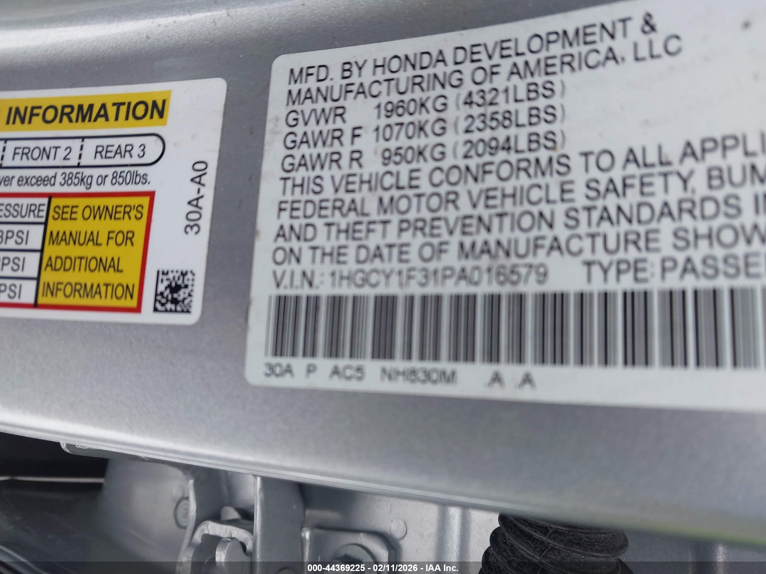 HONDA ACCORD image 9