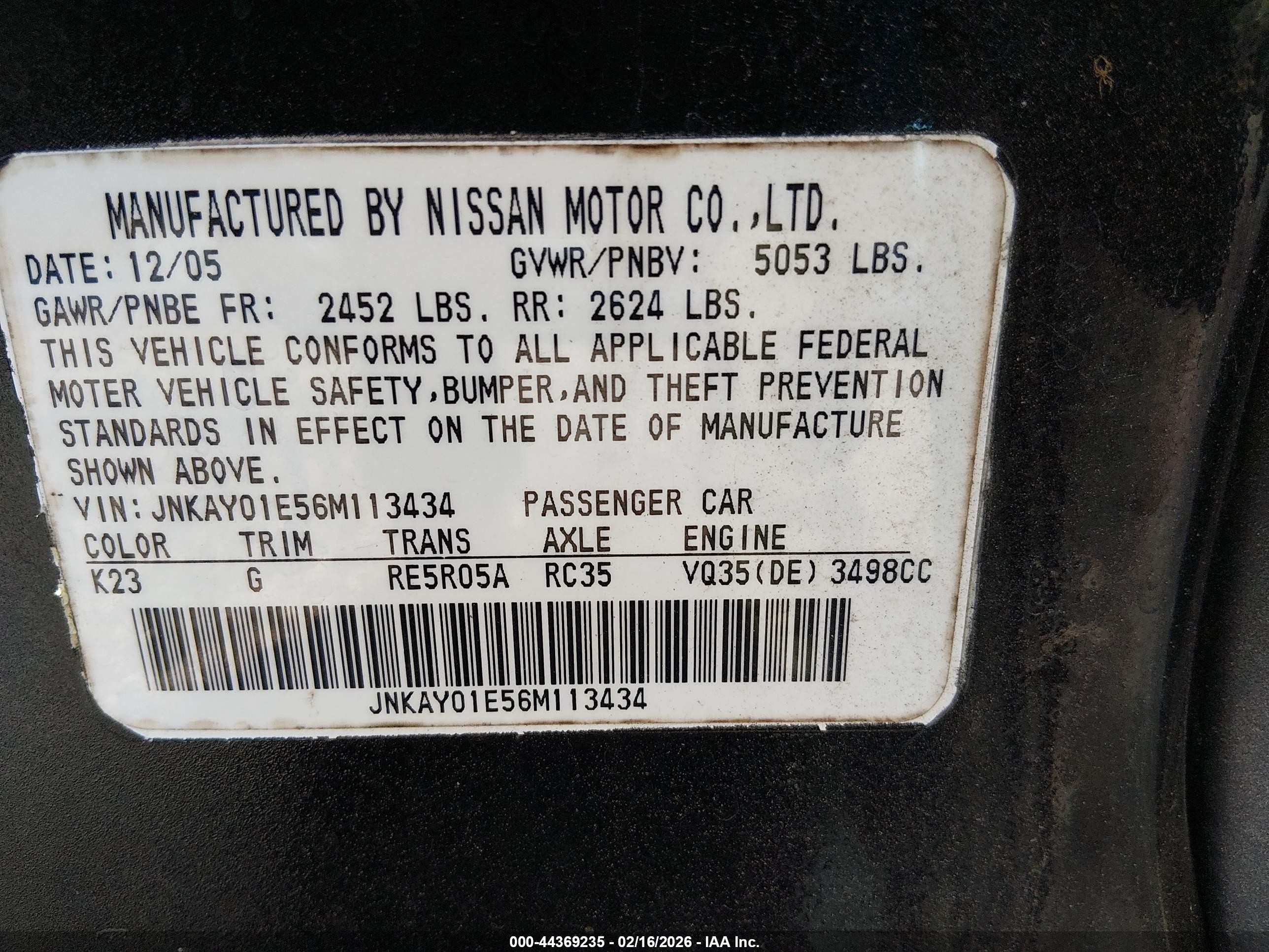 INFINITI M35 image 9