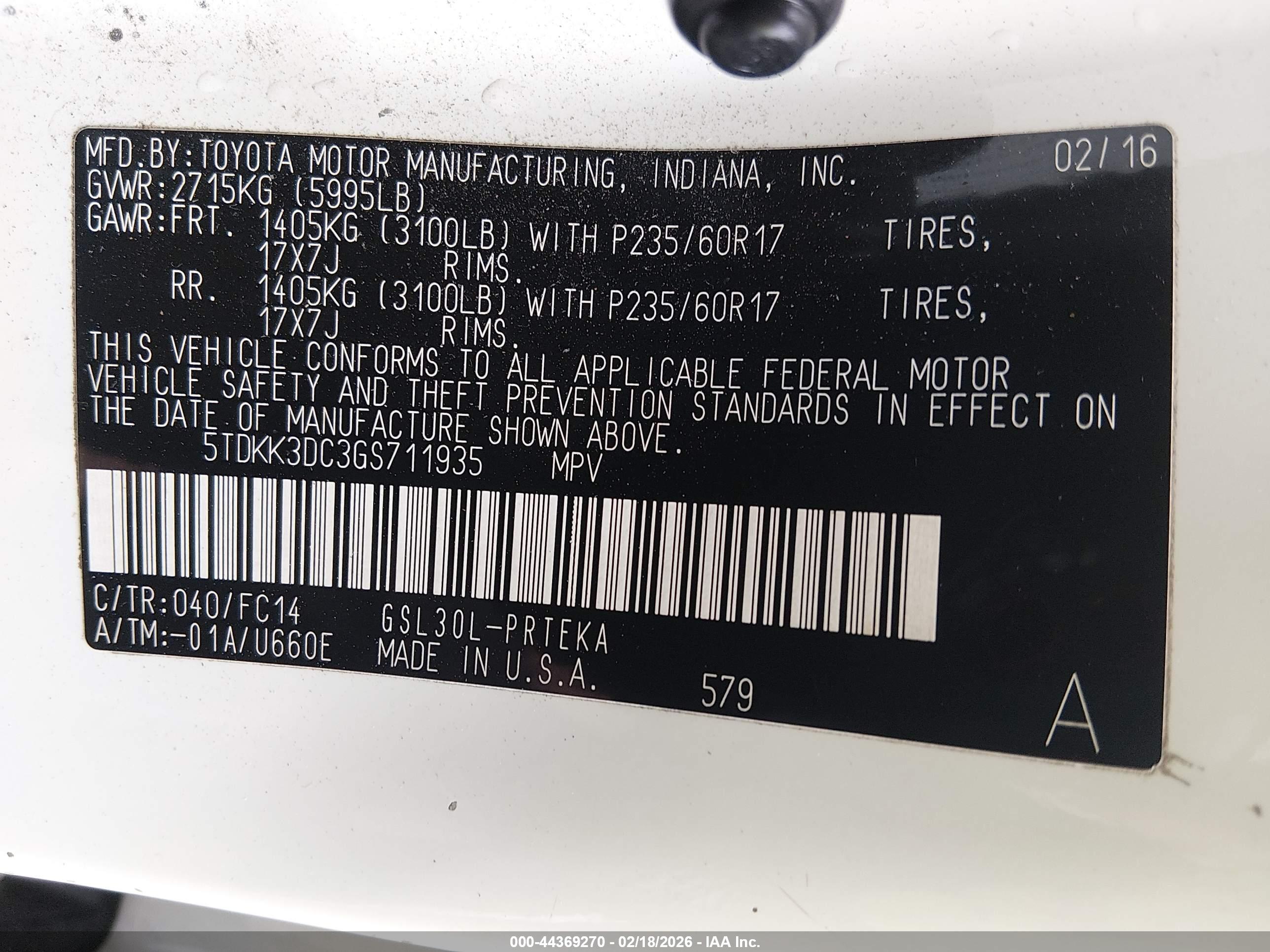 TOYOTA SIENNA image 9