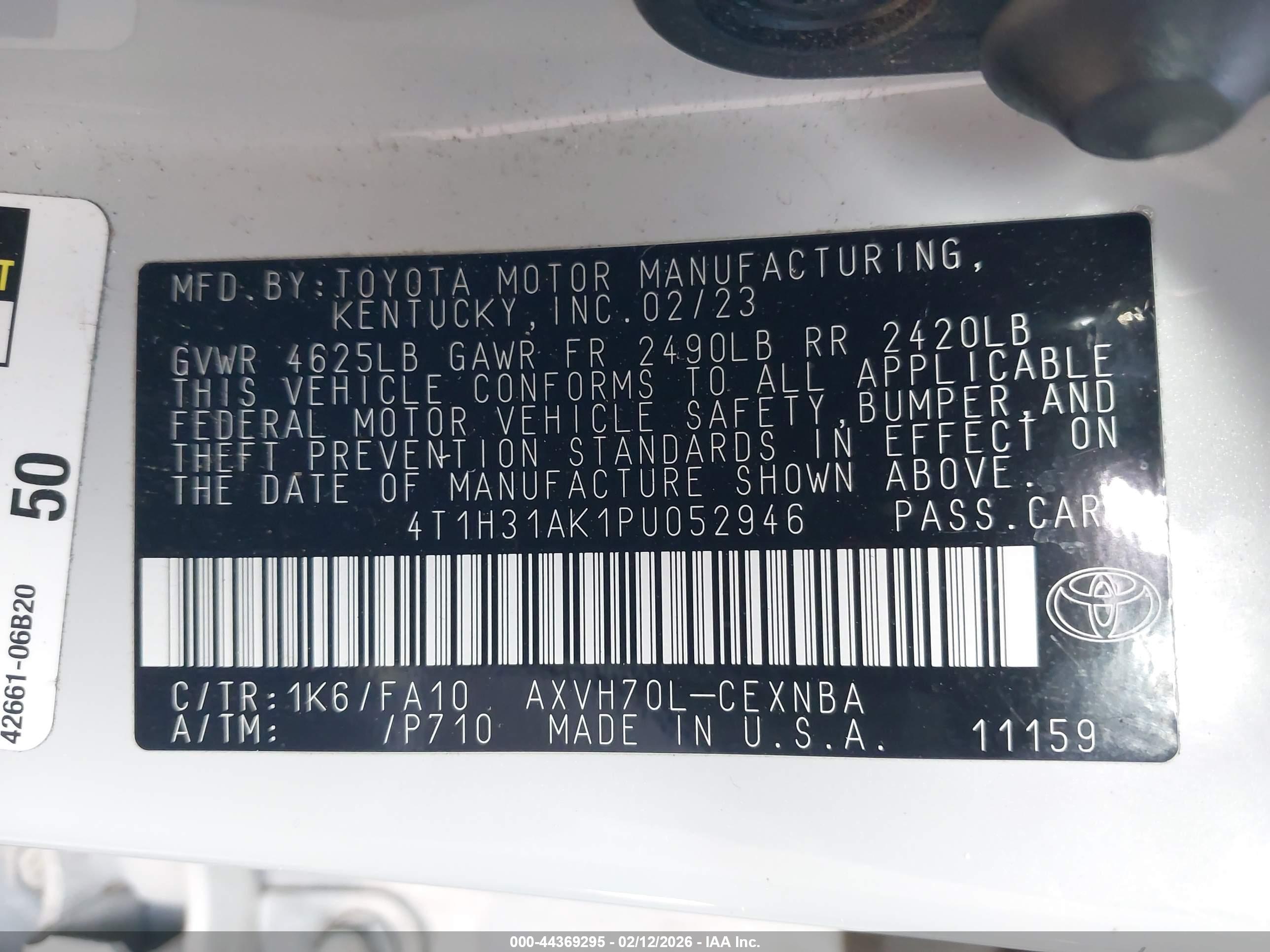 TOYOTA CAMRY image 9