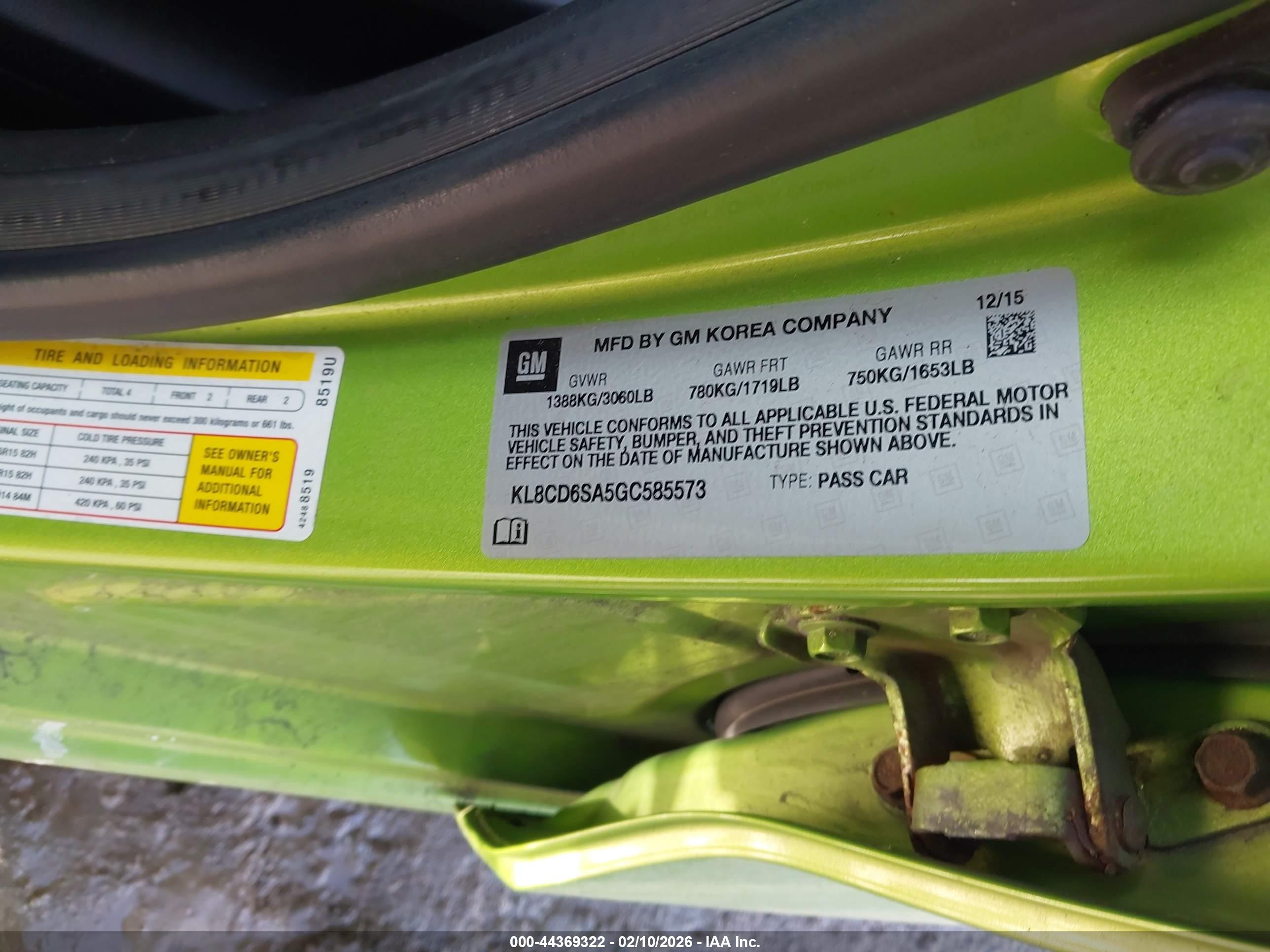 CHEVROLET SPARK image 9