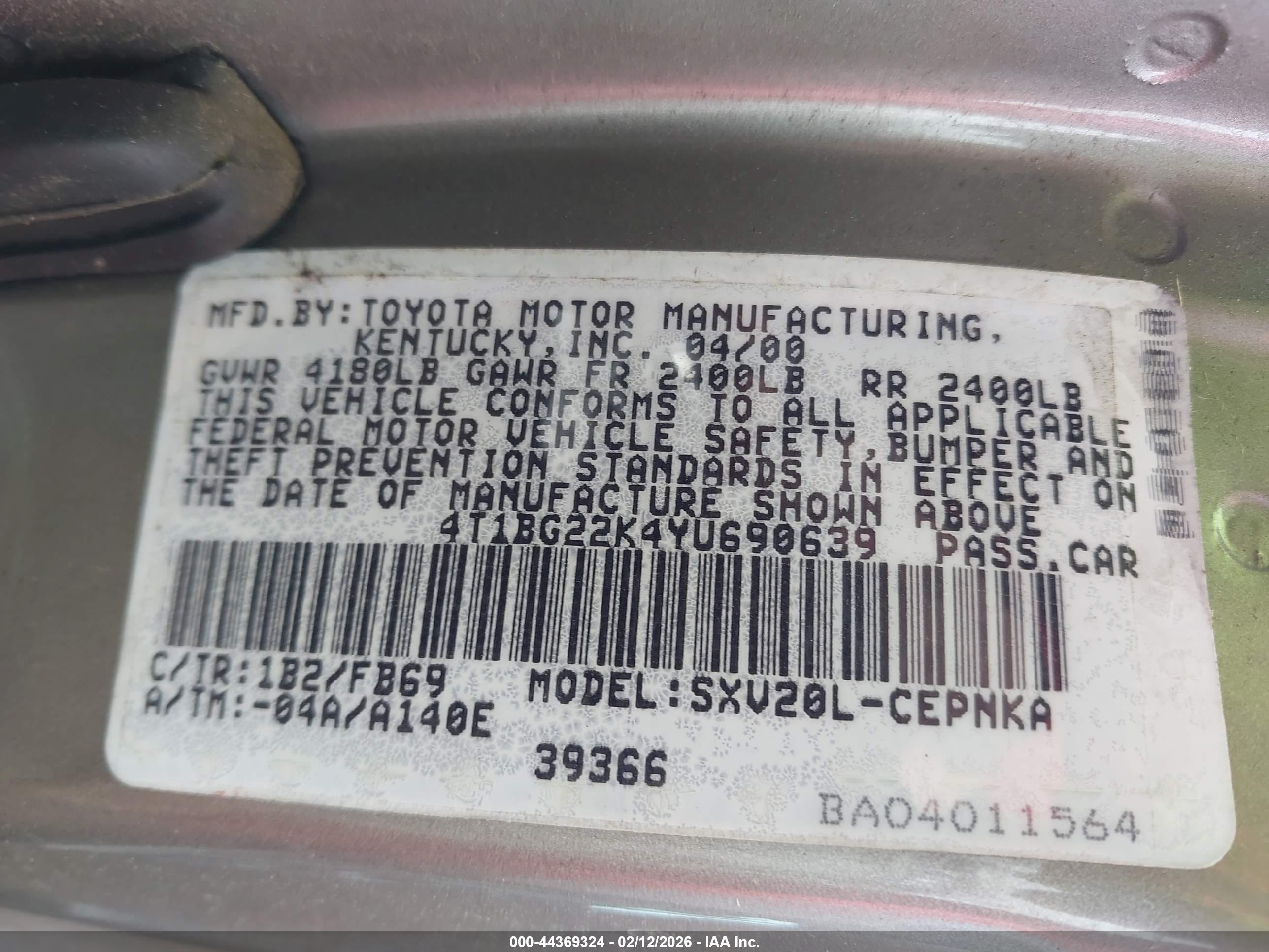 TOYOTA CAMRY image 9