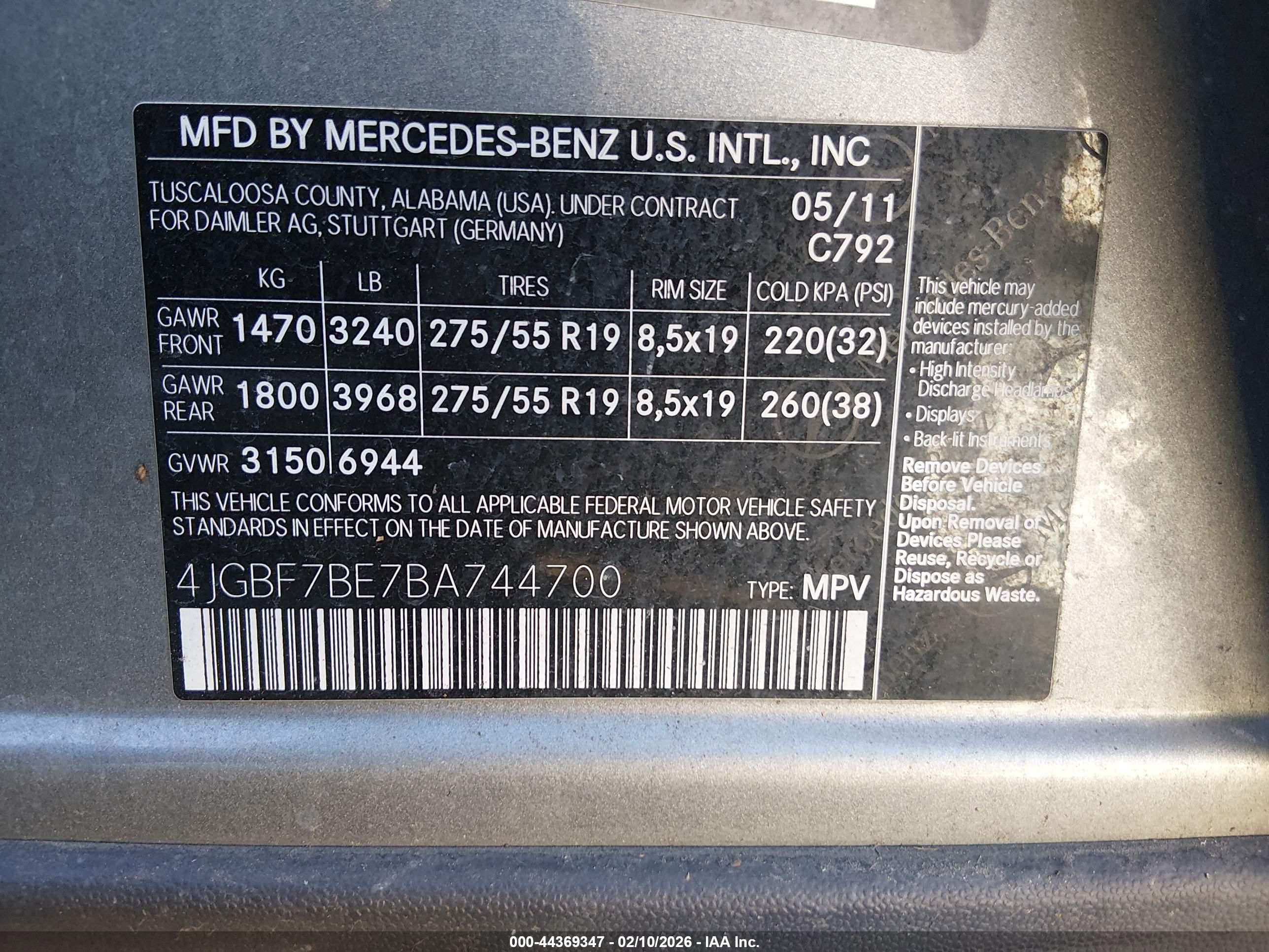 MERCEDES-BENZ GL image 9