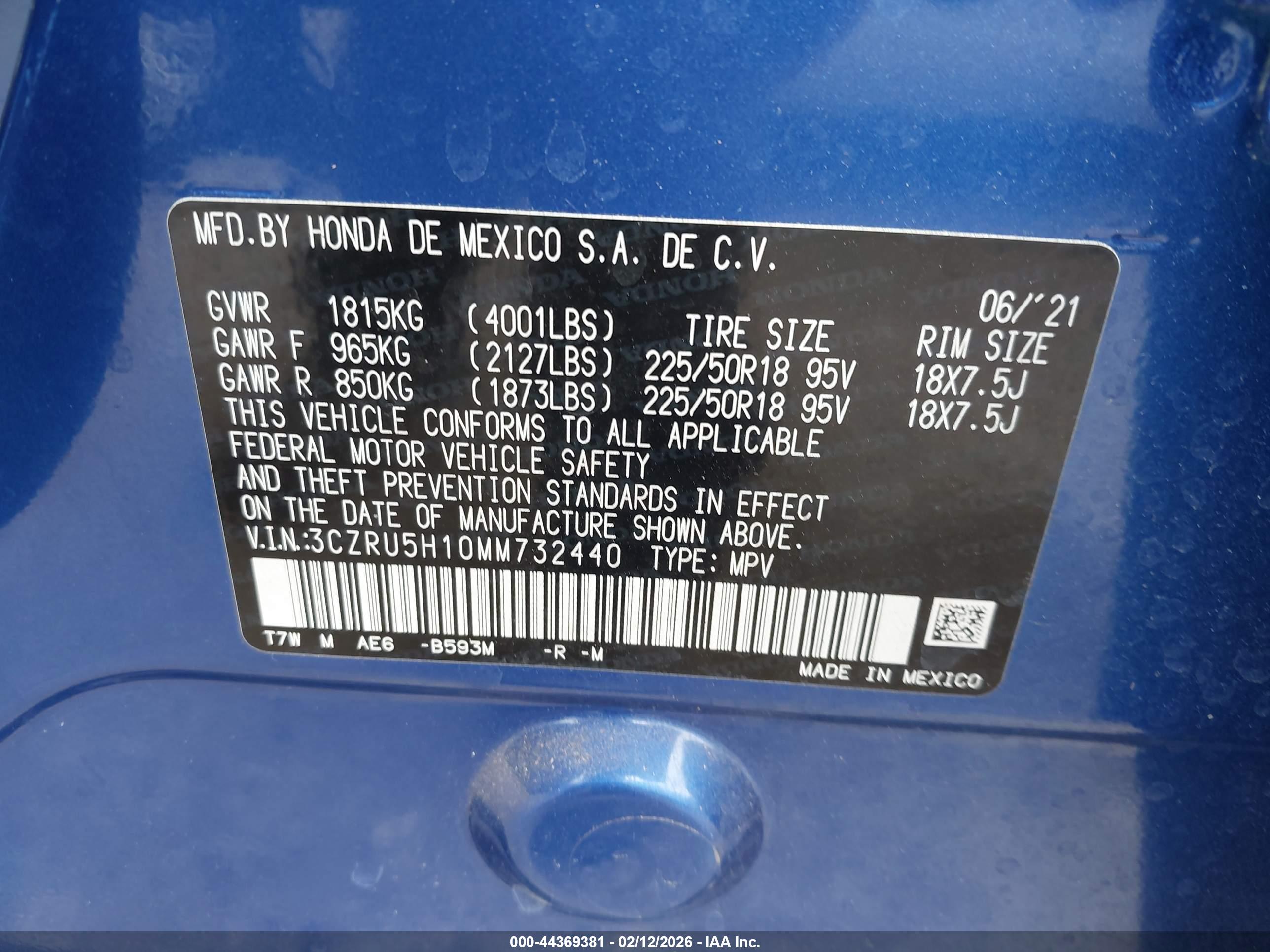 HONDA HR-V image 9