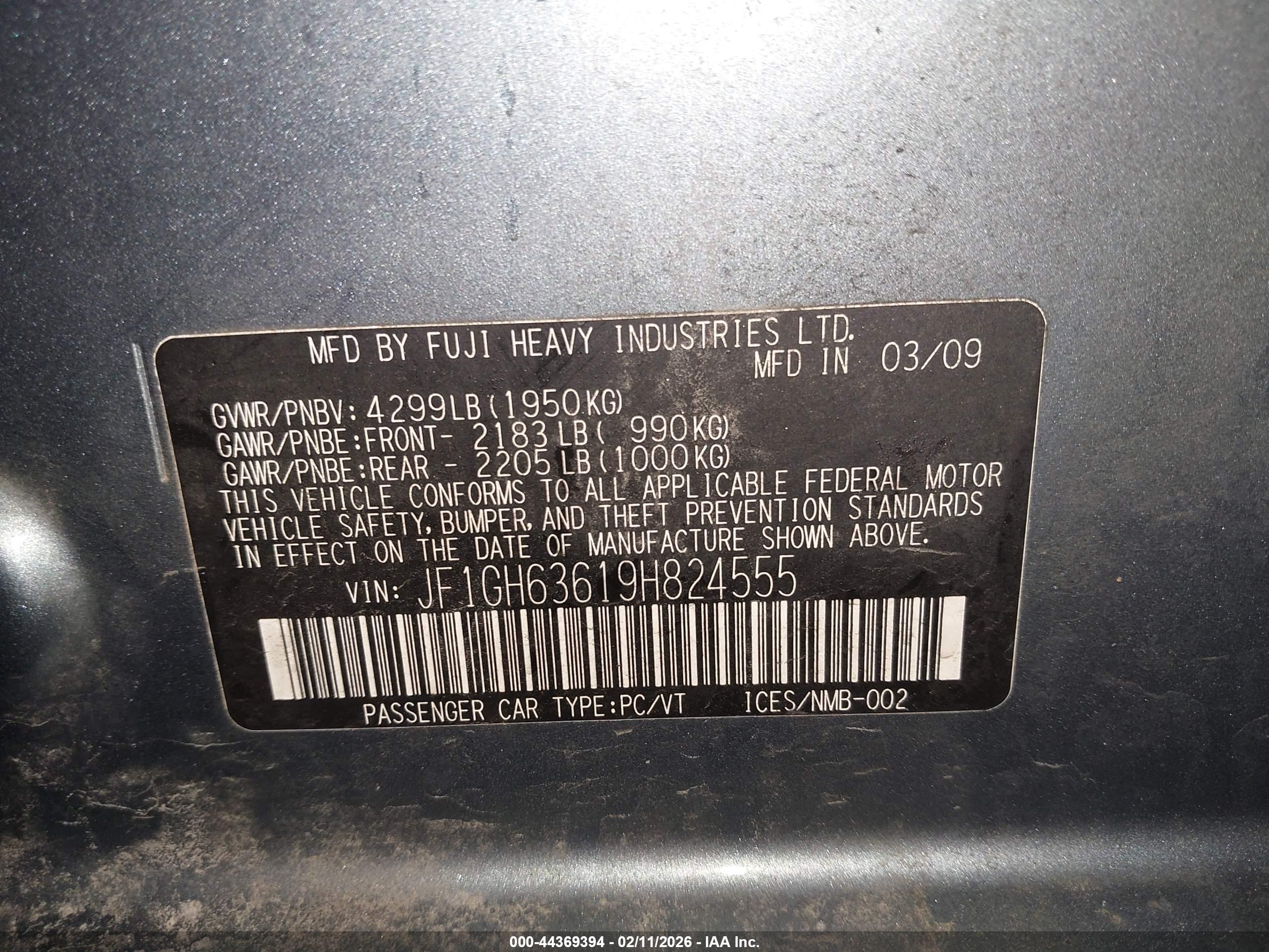 SUBARU IMPREZA image 9