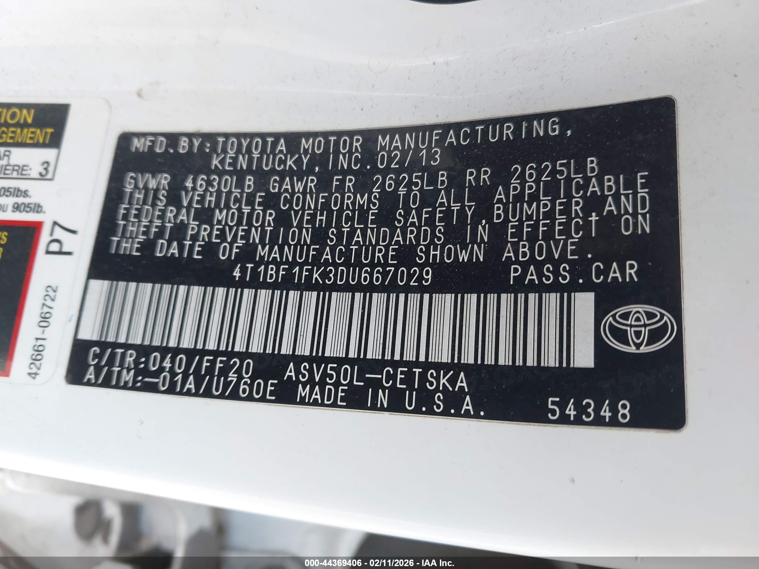 TOYOTA CAMRY image 9
