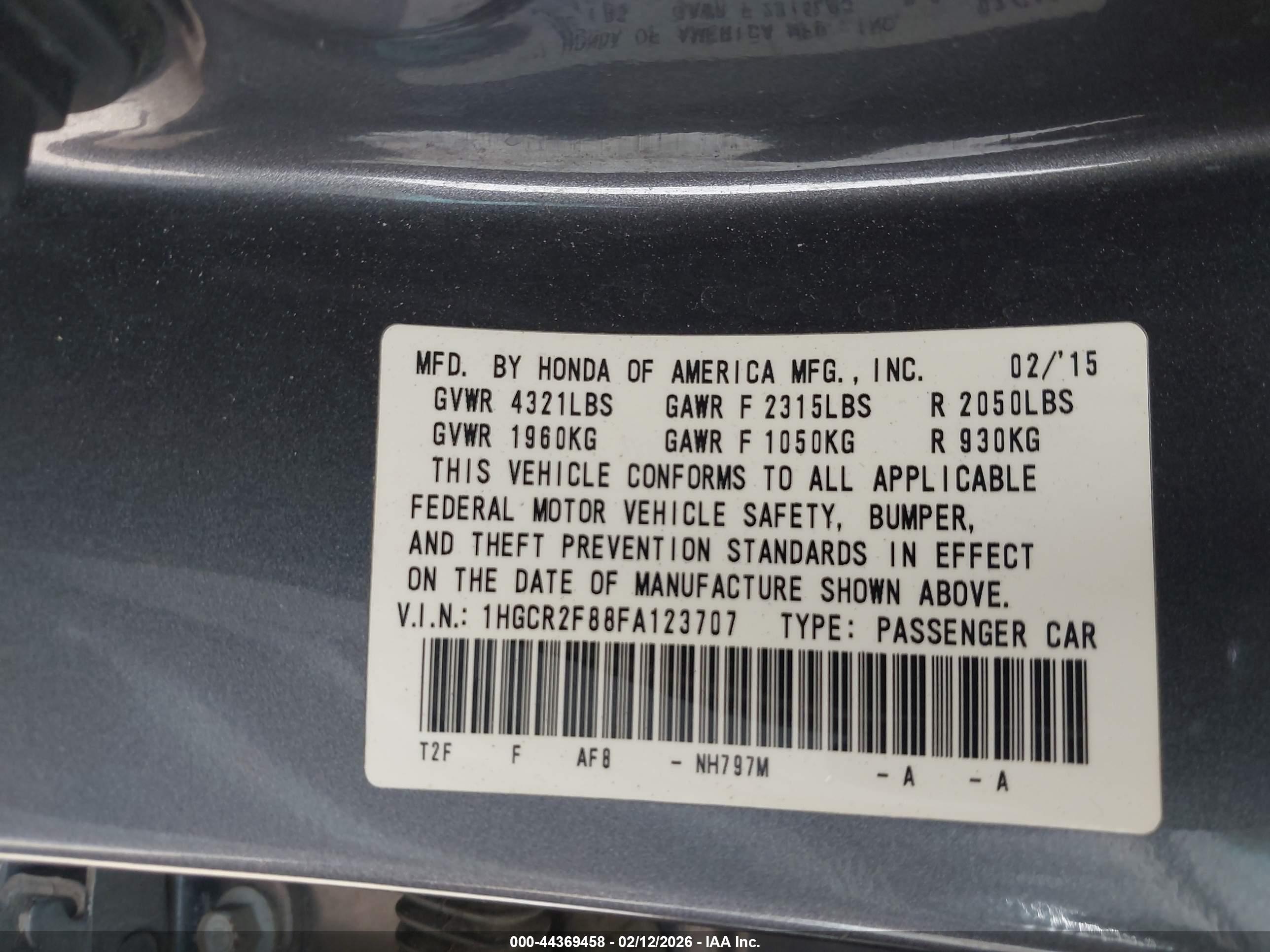 HONDA ACCORD image 9