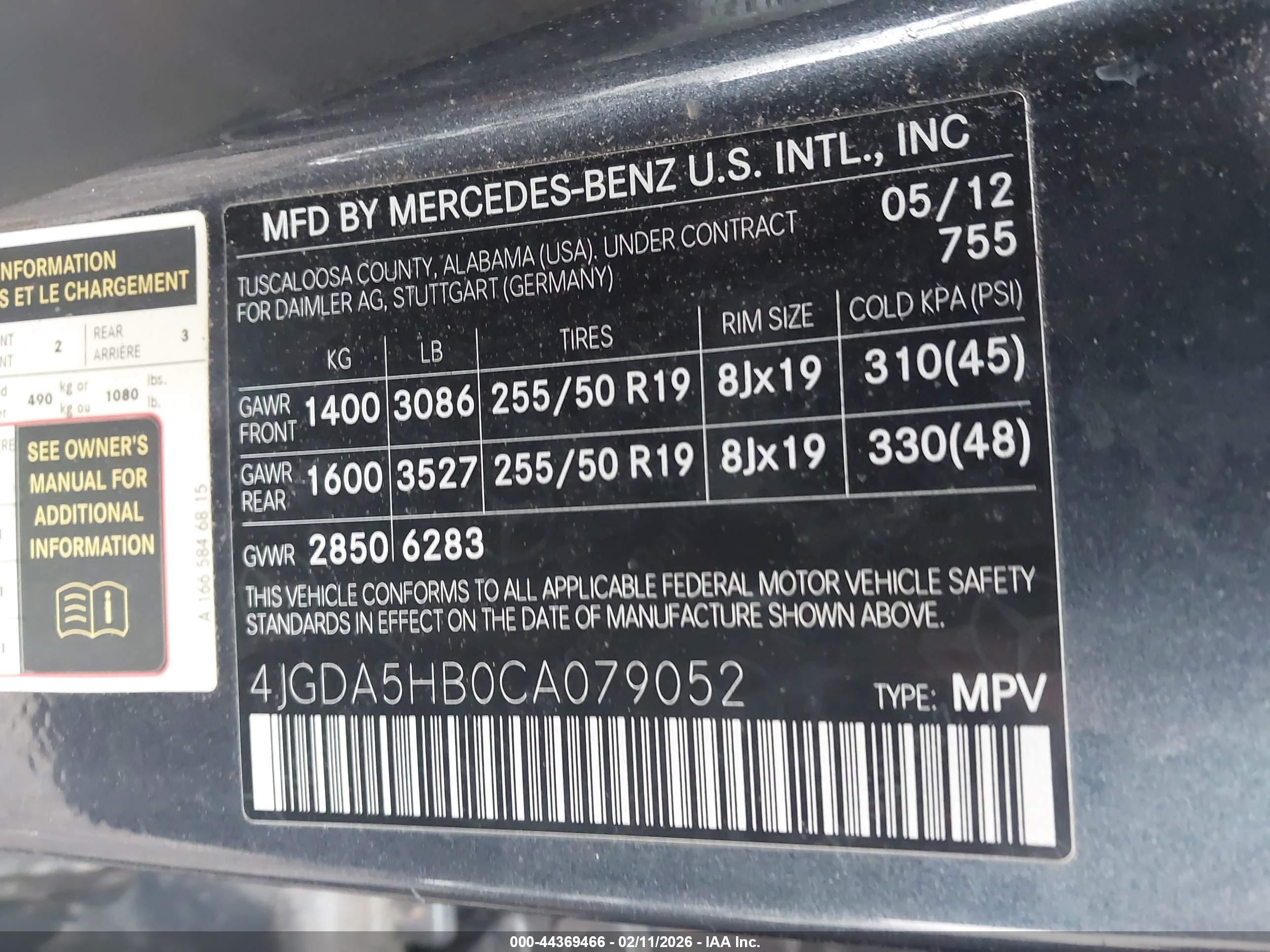 MERCEDES-BENZ ML image 9