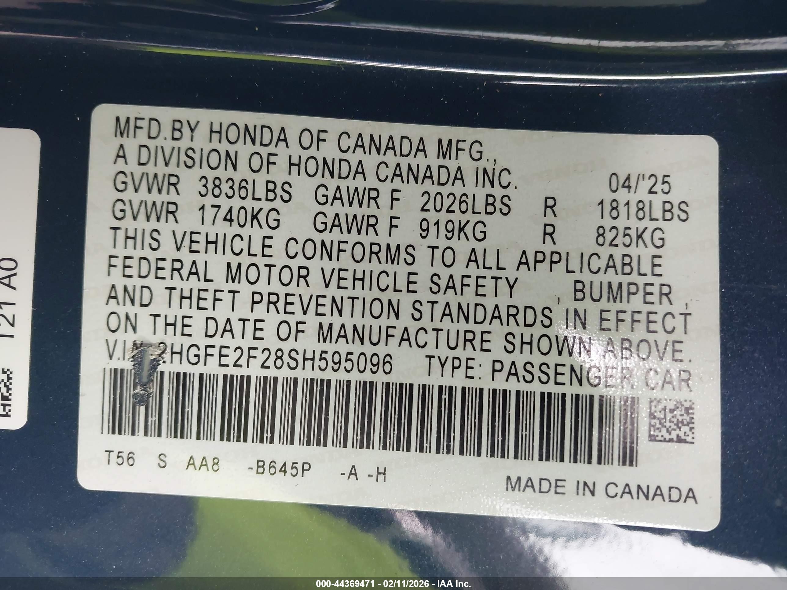 HONDA CIVIC image 9