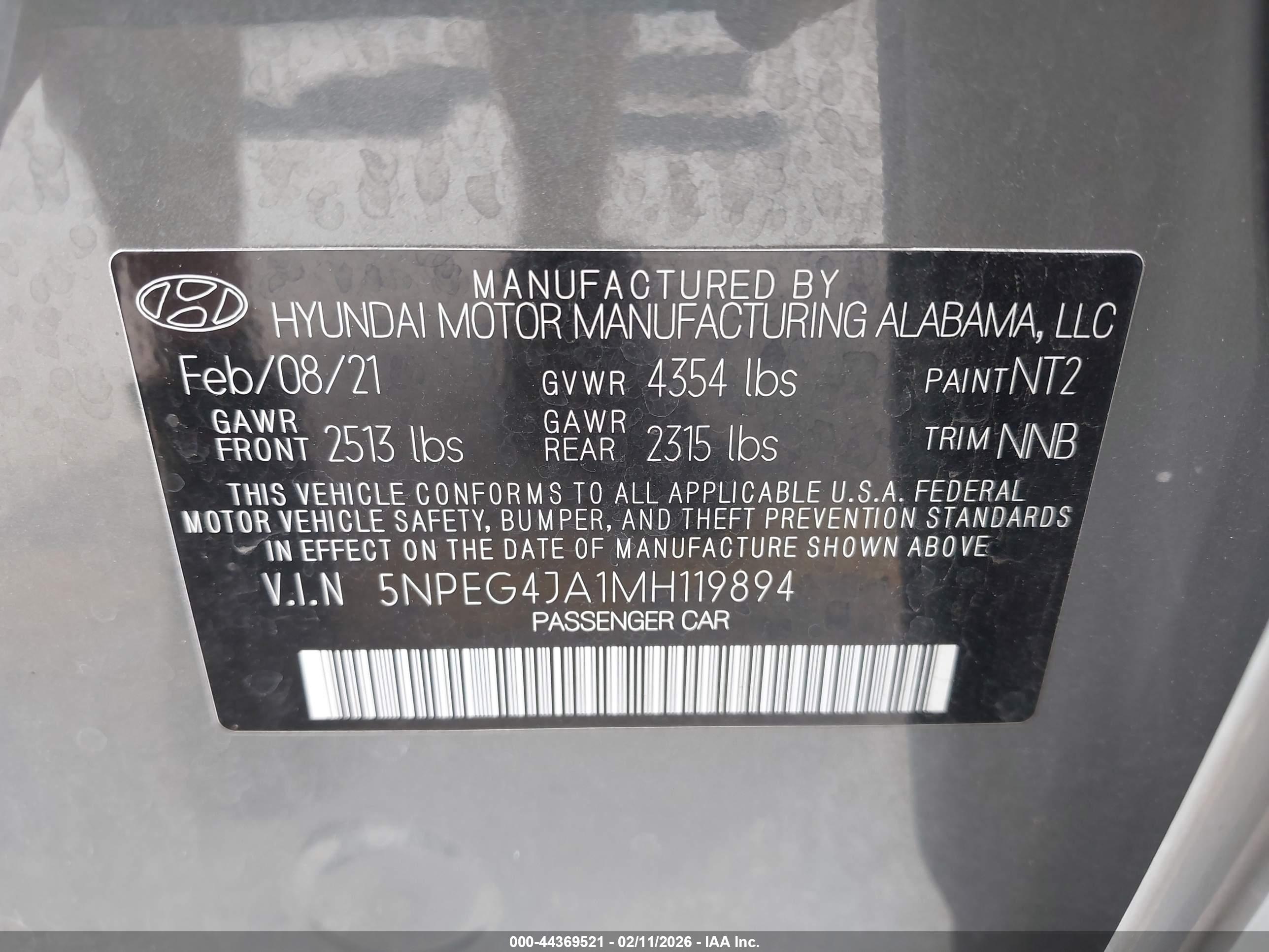 HYUNDAI SONATA image 9