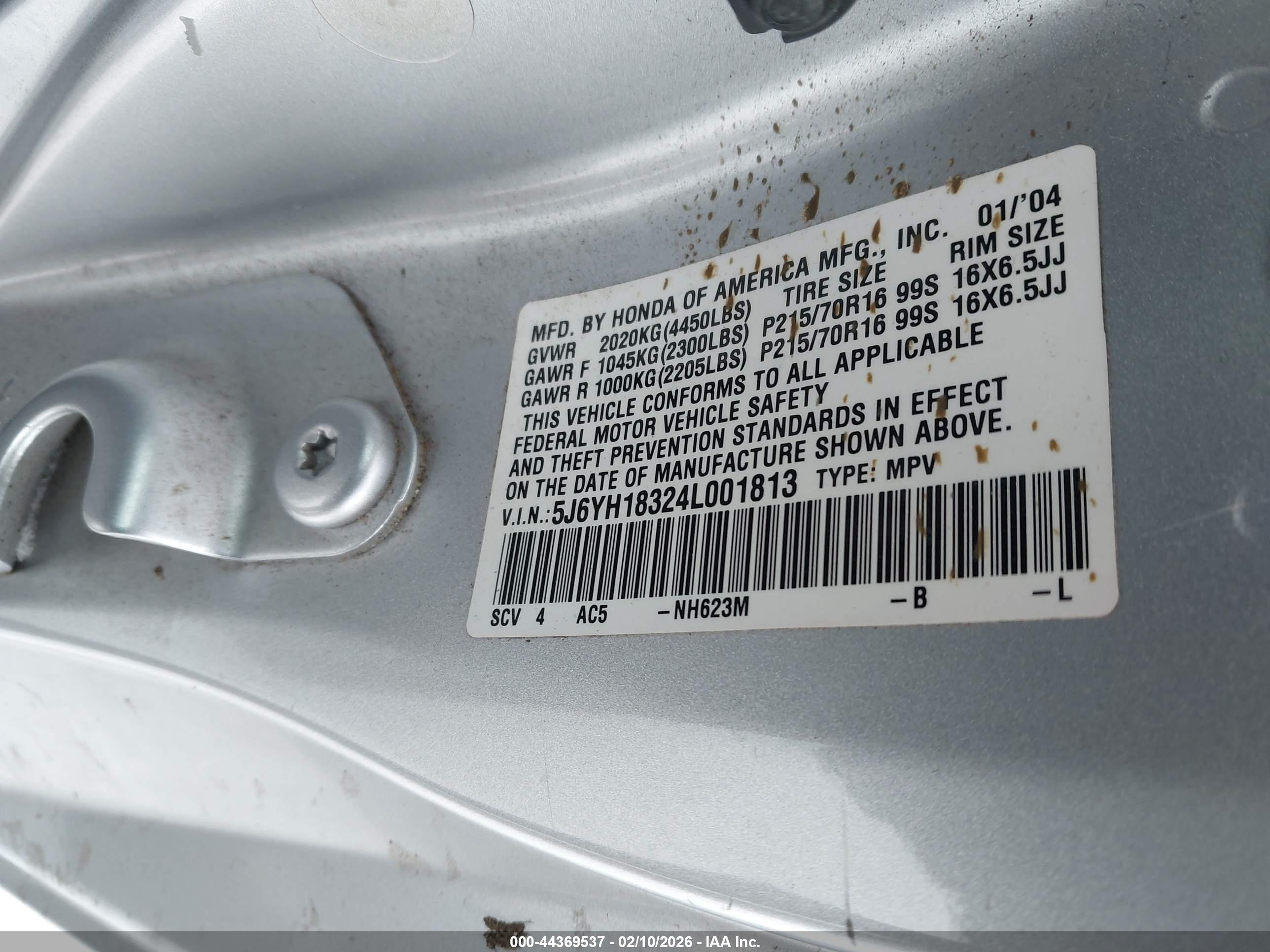 HONDA ELEMENT image 9