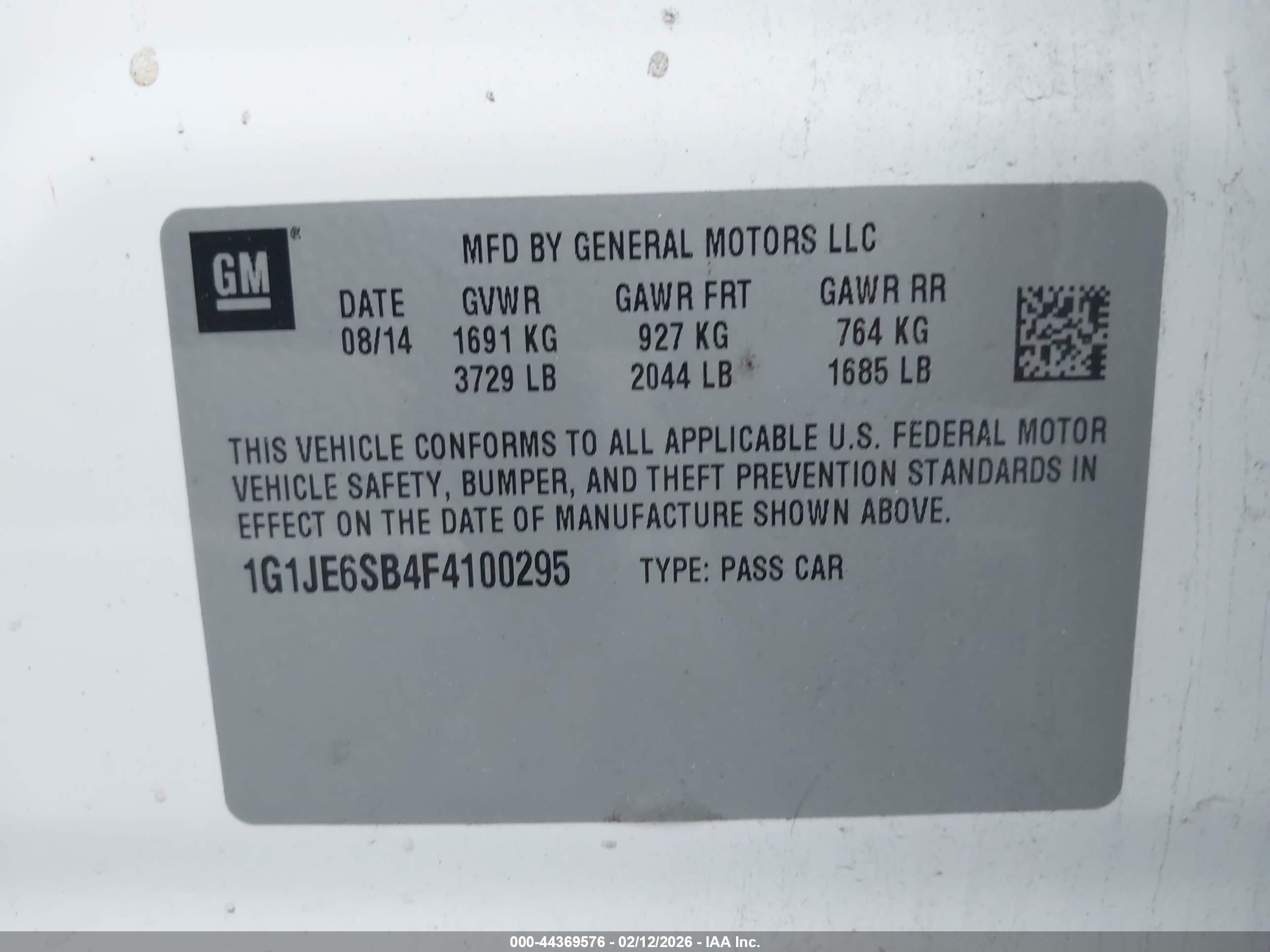 CHEVROLET SONIC image 9