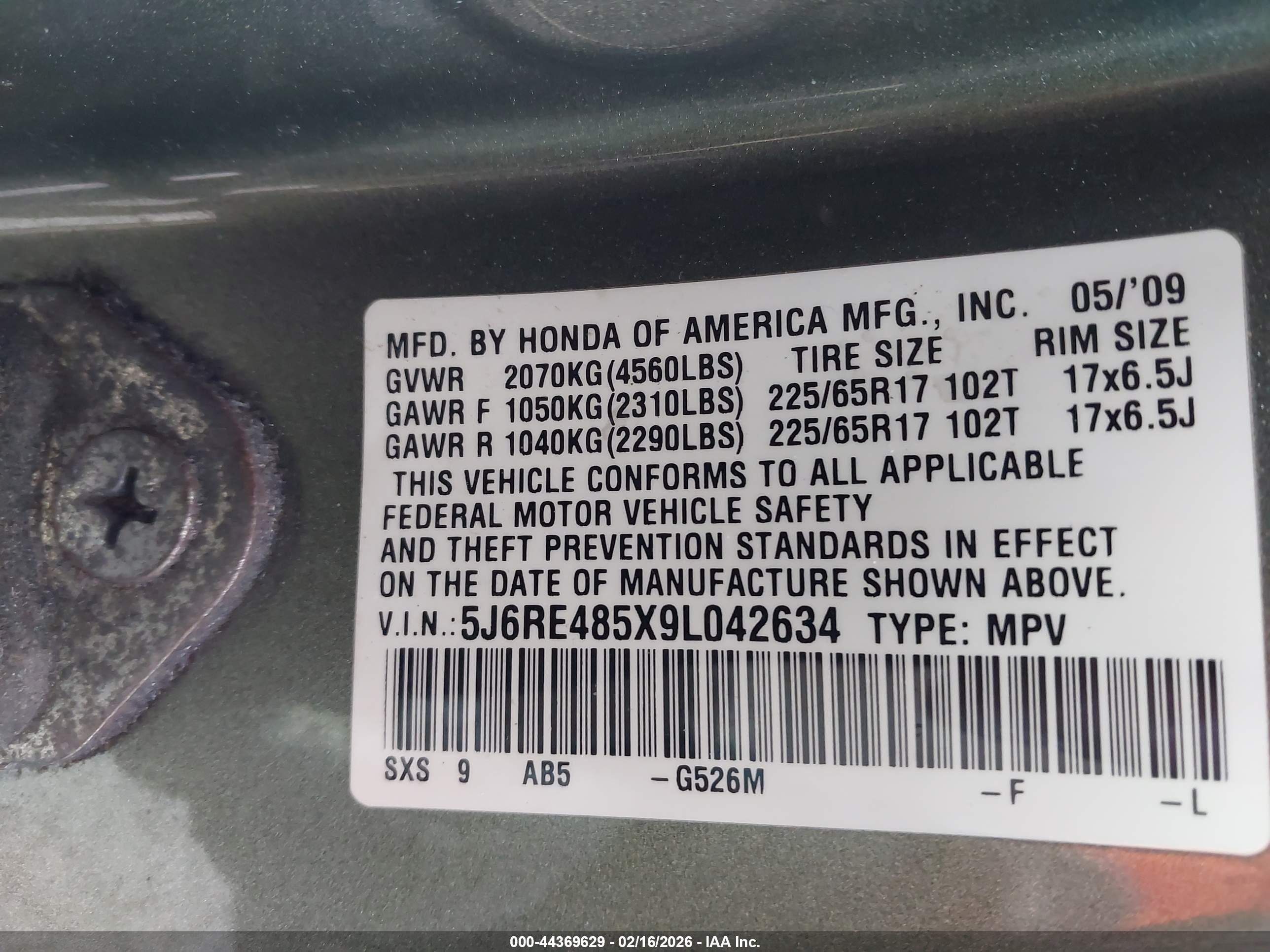 HONDA CR-V image 9