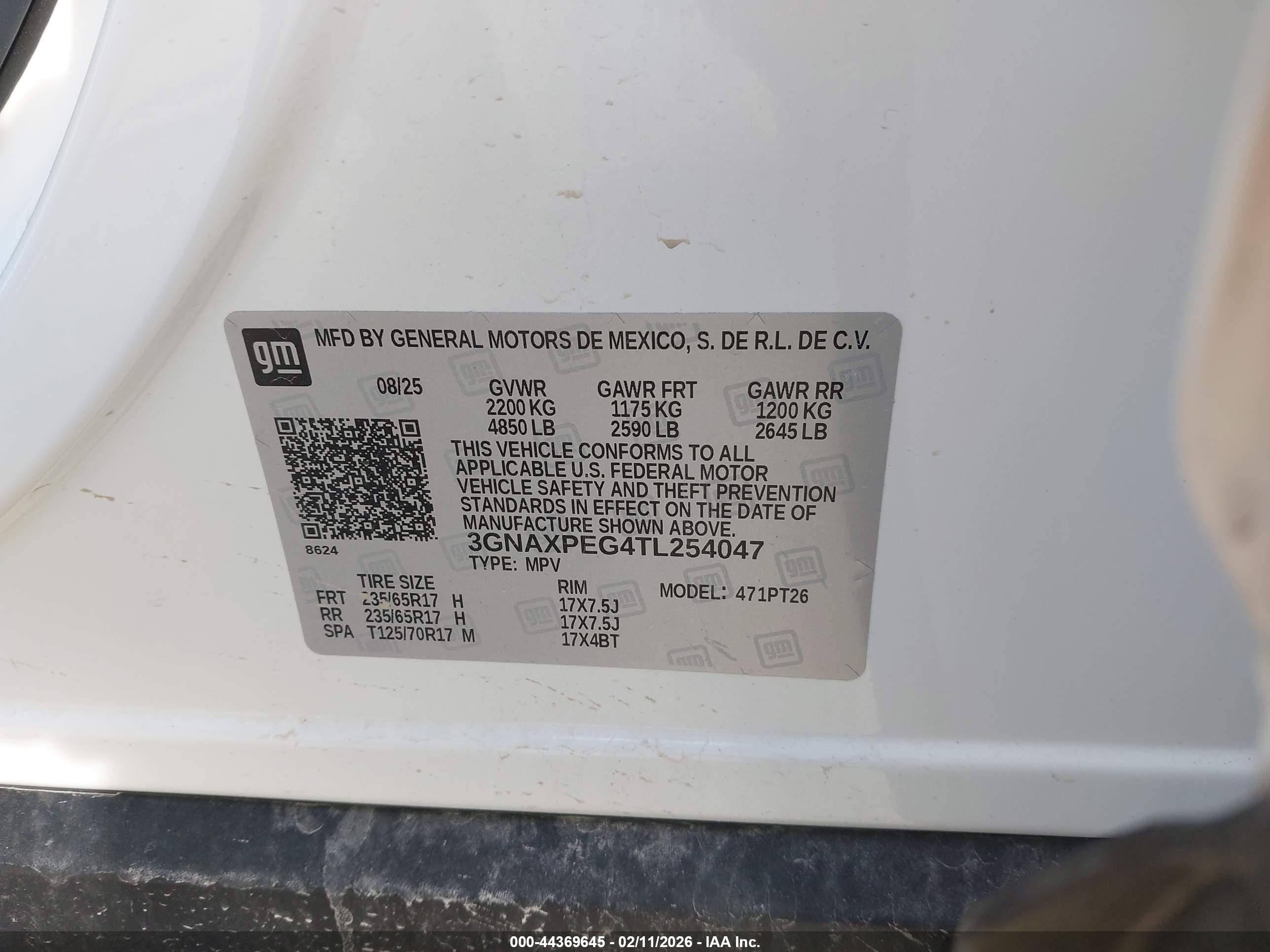CHEVROLET EQUINOX image 9