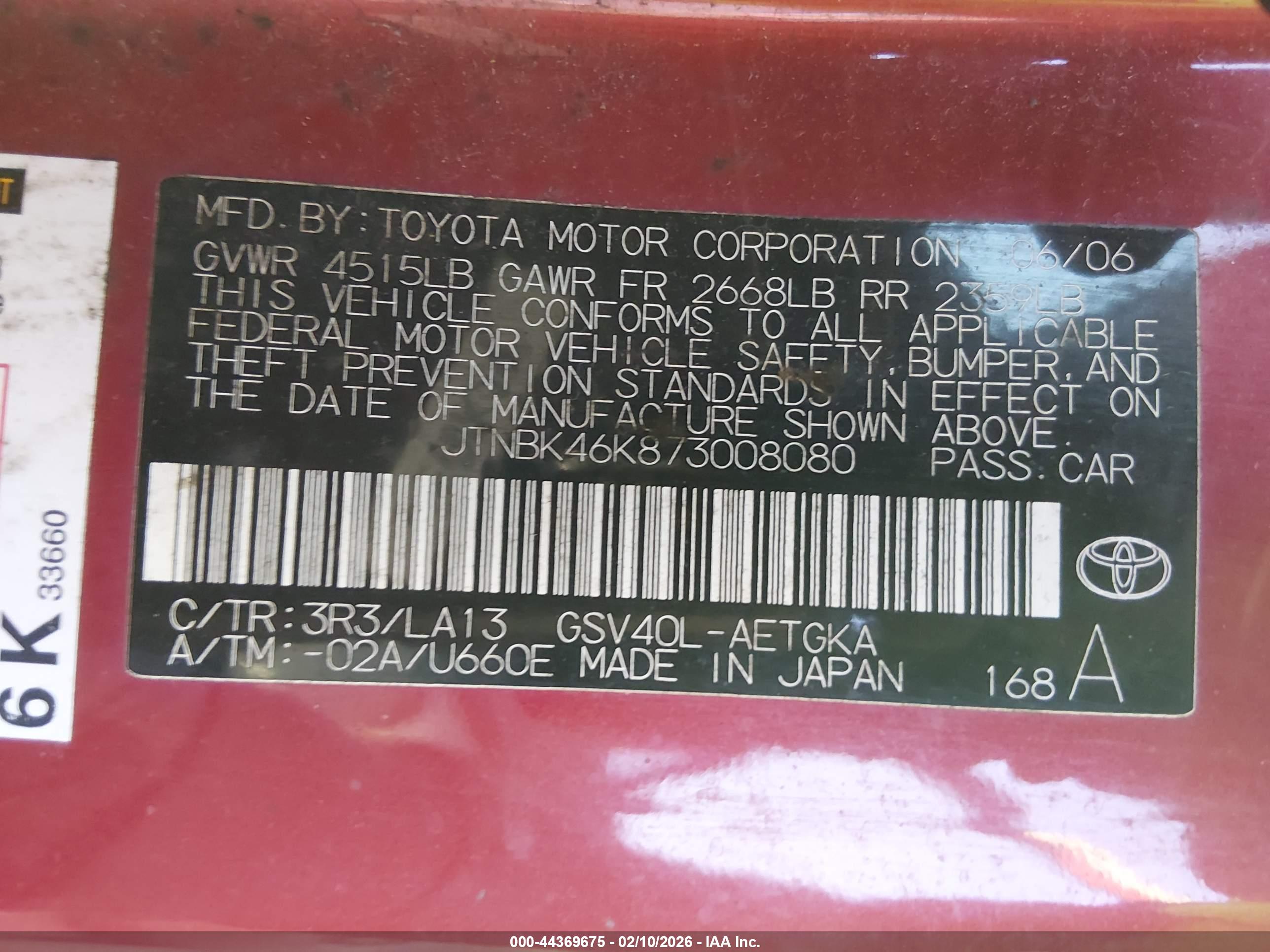 TOYOTA CAMRY image 9