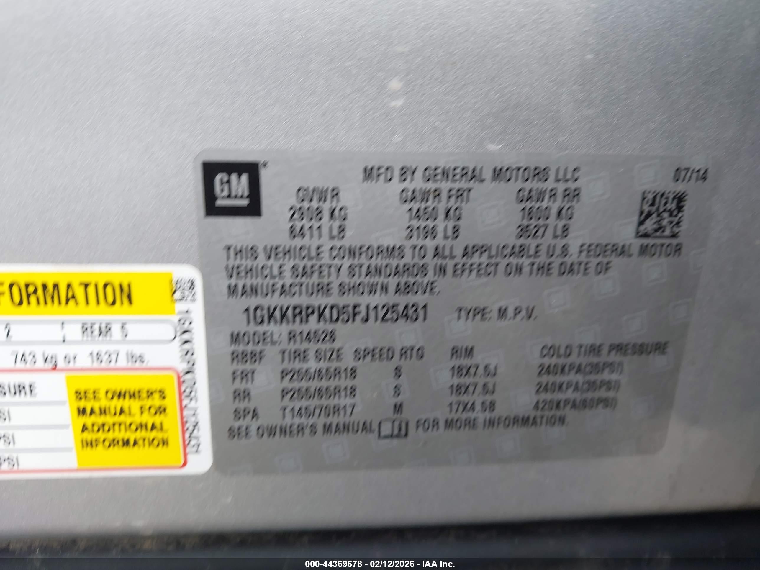 GMC ACADIA image 9