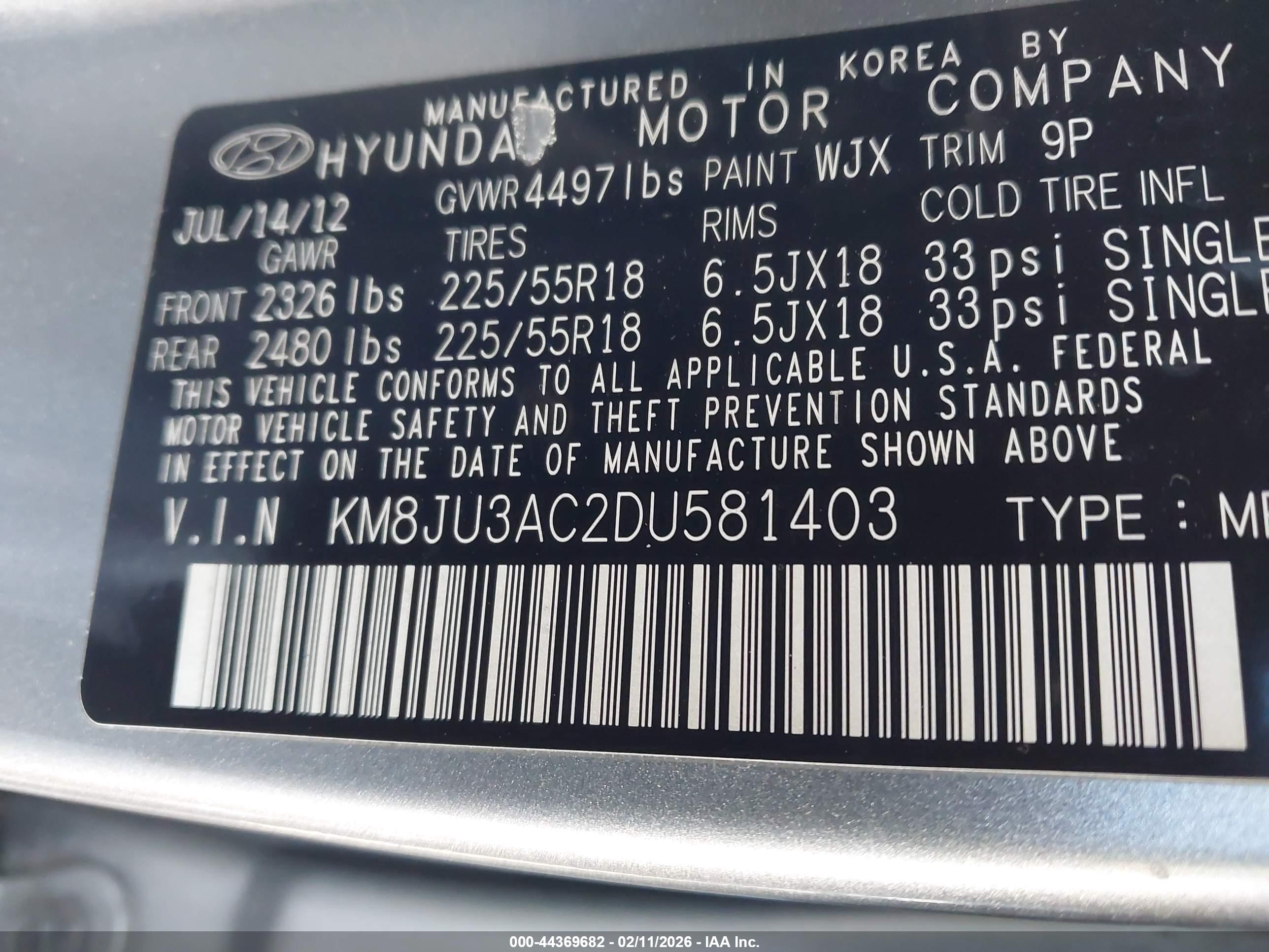 HYUNDAI TUCSON image 9