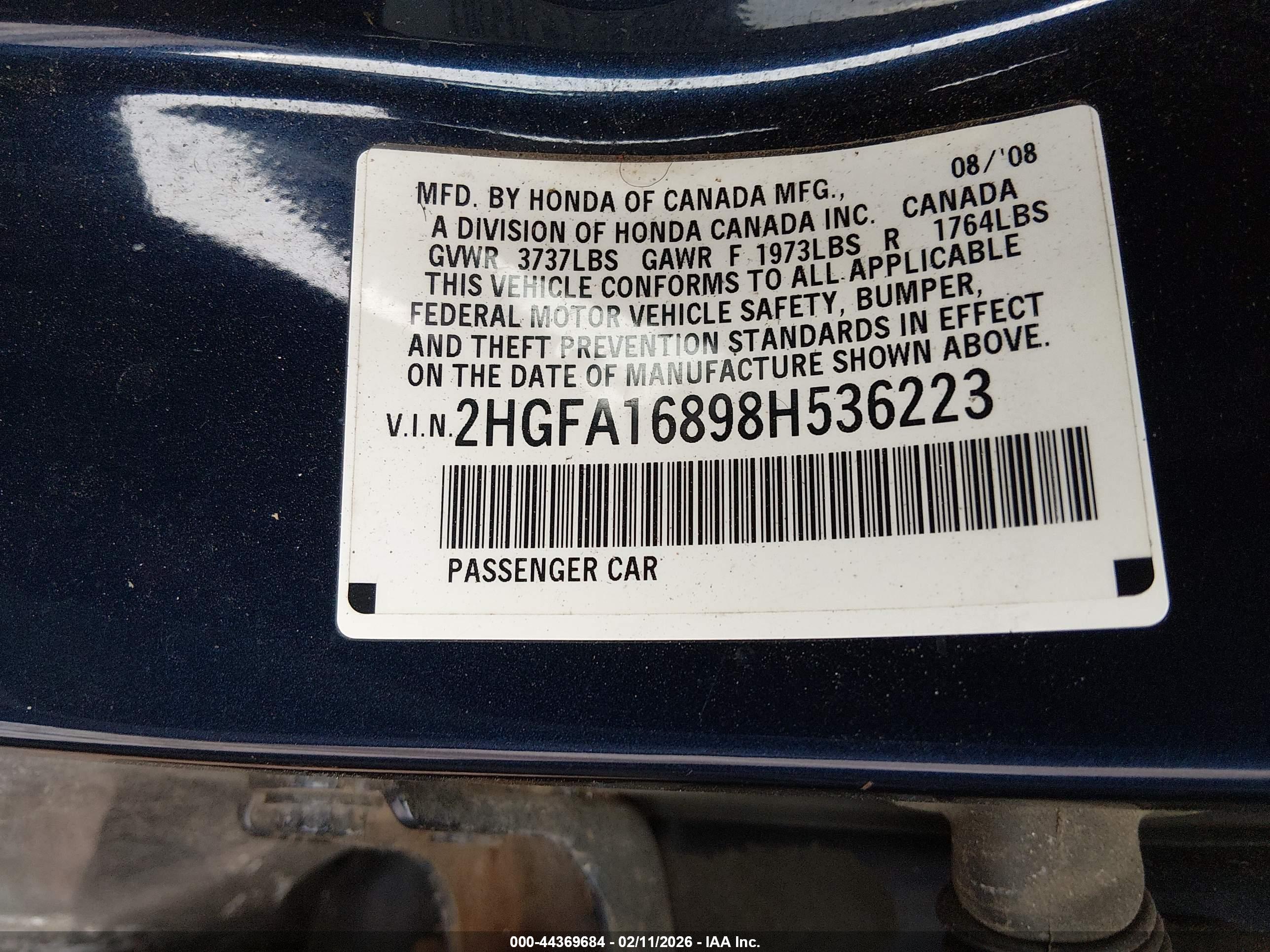 HONDA CIVIC image 9