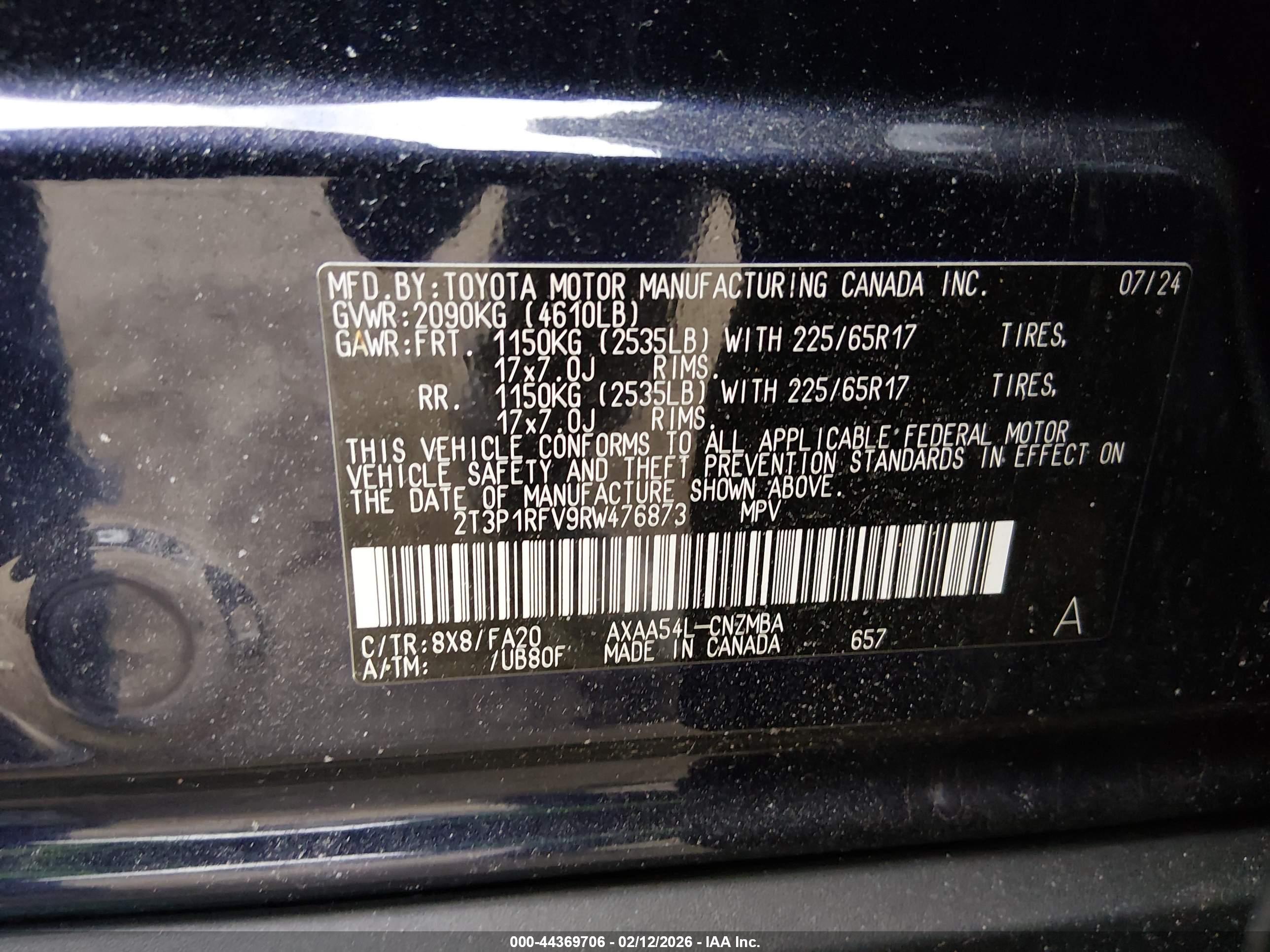 TOYOTA RAV4 image 9