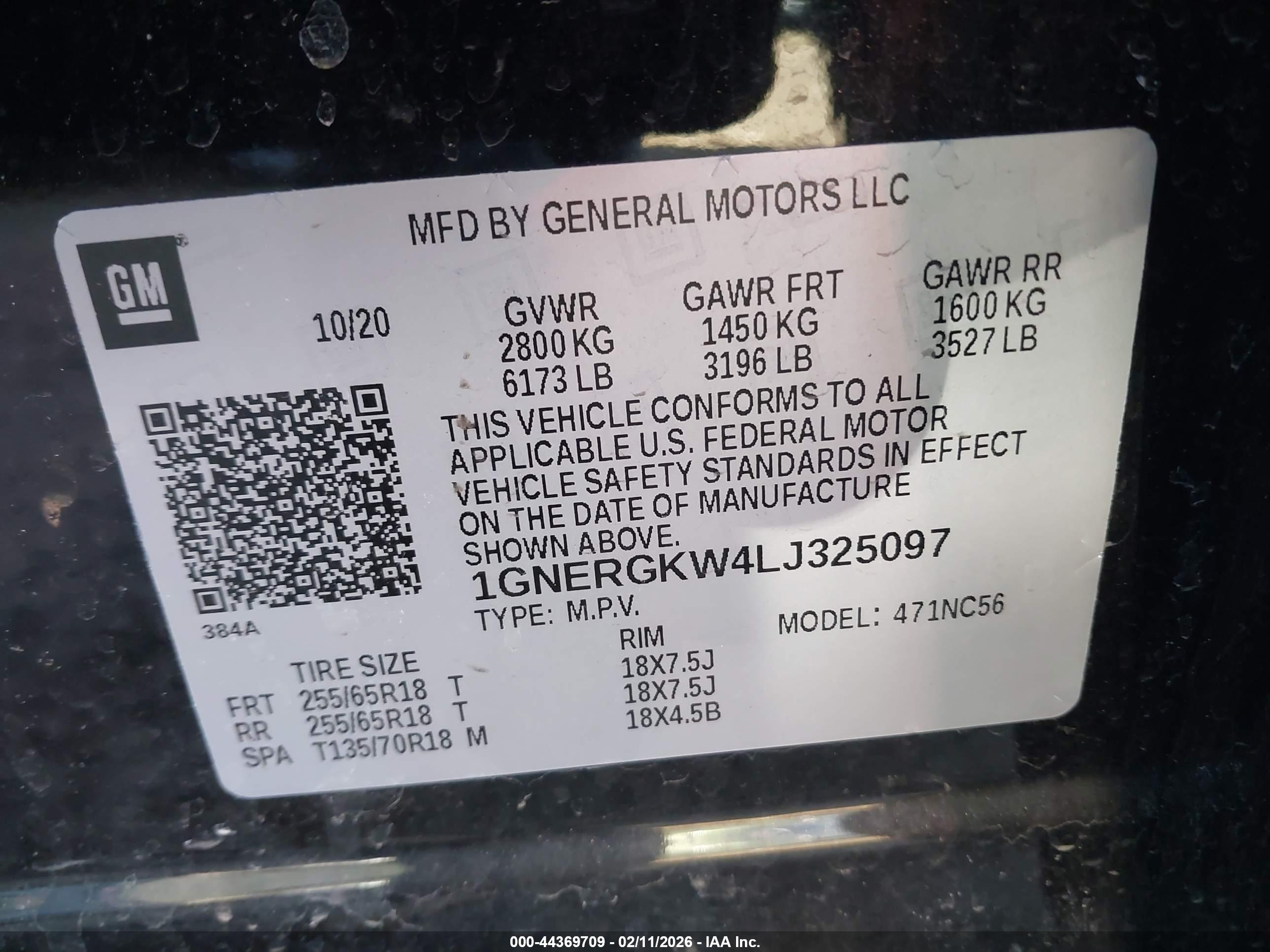 CHEVROLET TRAVERSE image 9