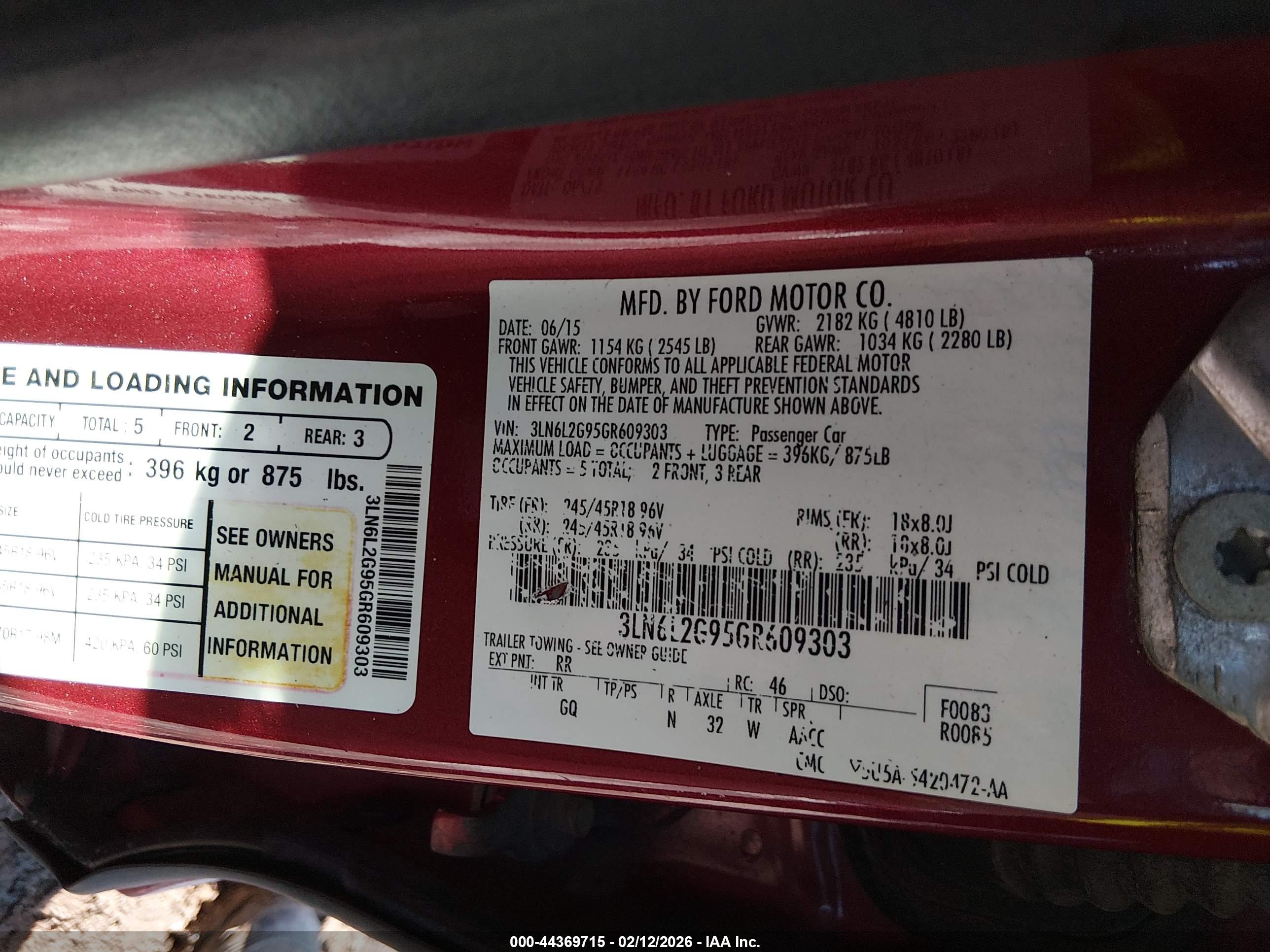 LINCOLN MKZ image 9