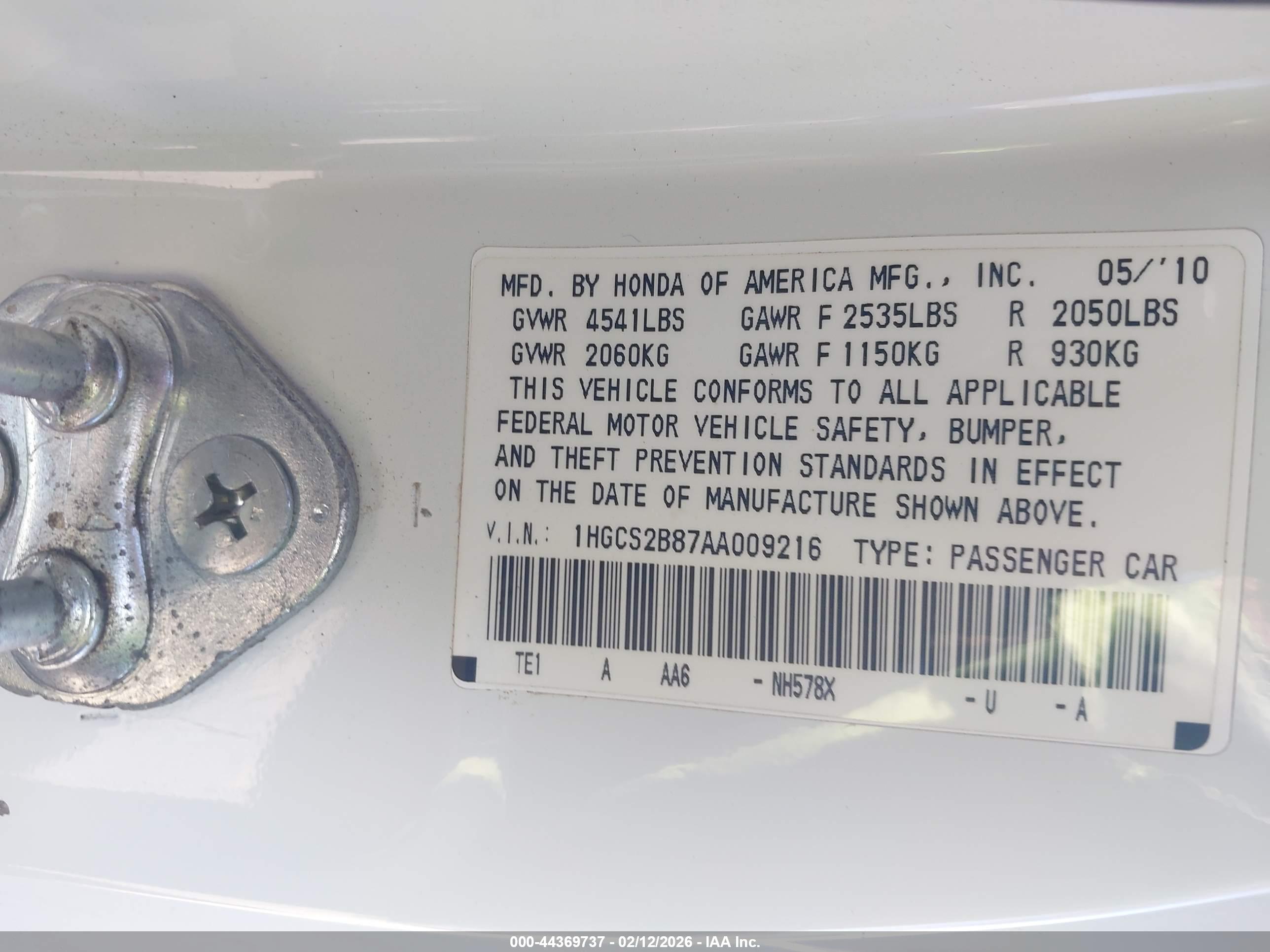 HONDA ACCORD image 9
