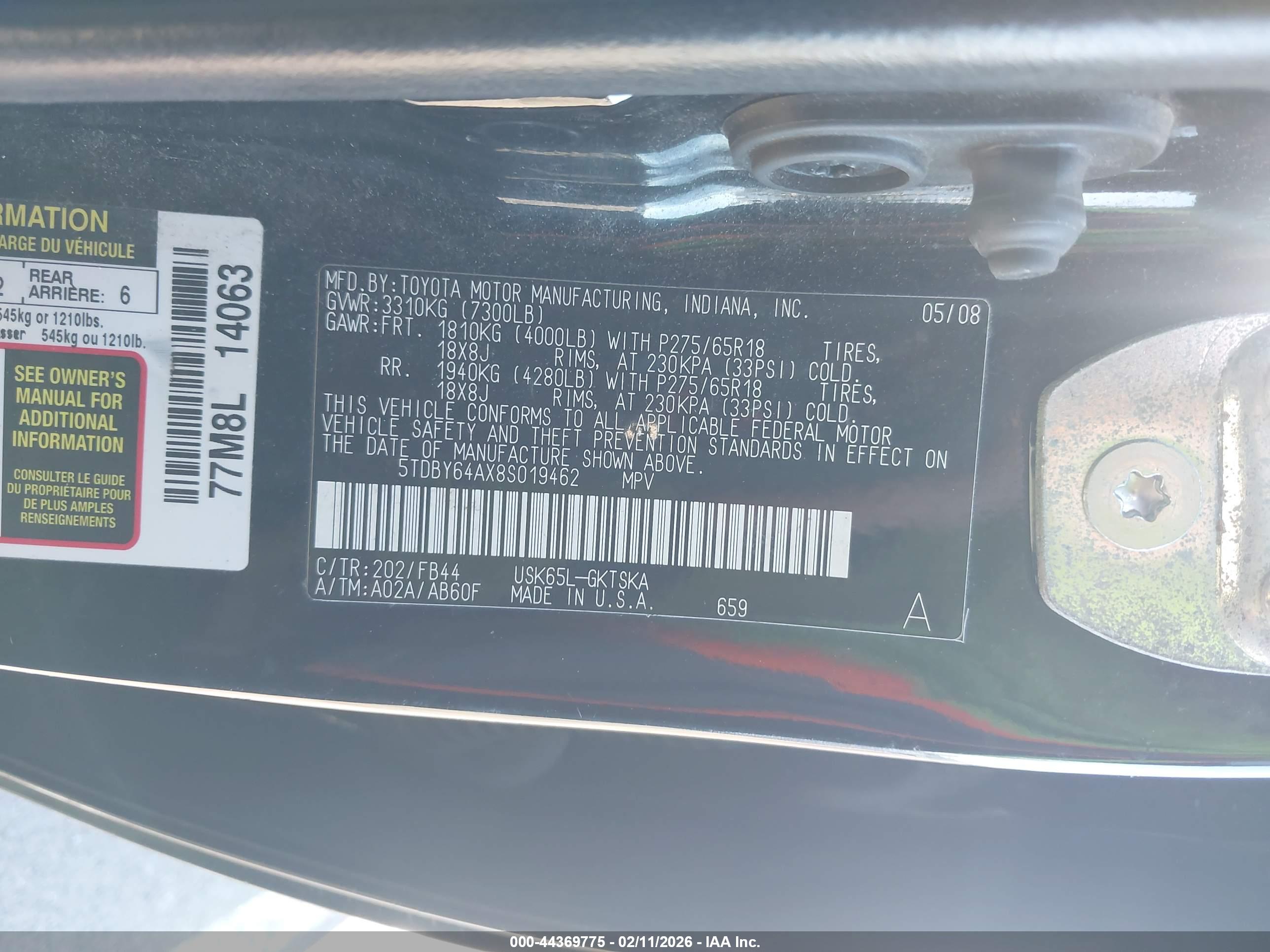 TOYOTA SEQUOIA image 9